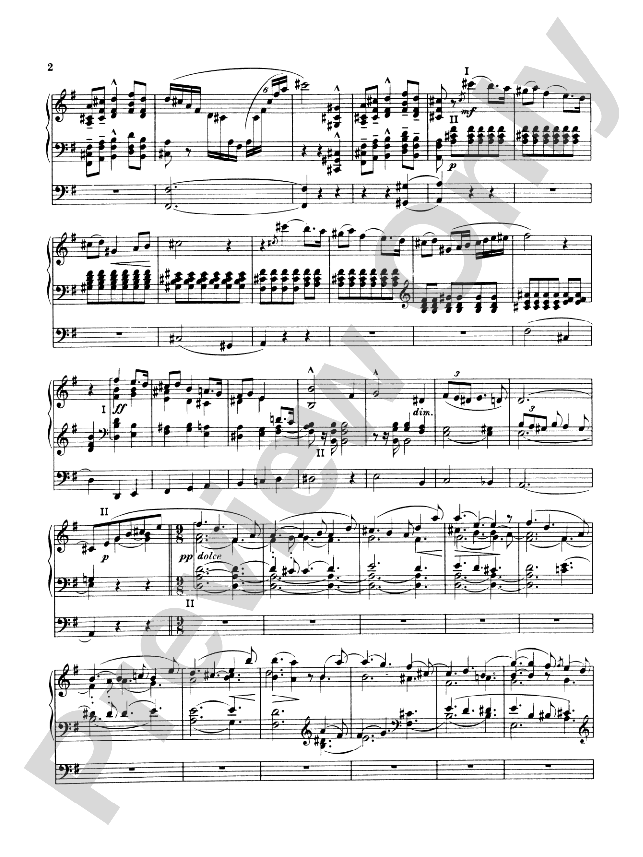 Elgar: Sonata in G Major (Urtext): Organ Sheet