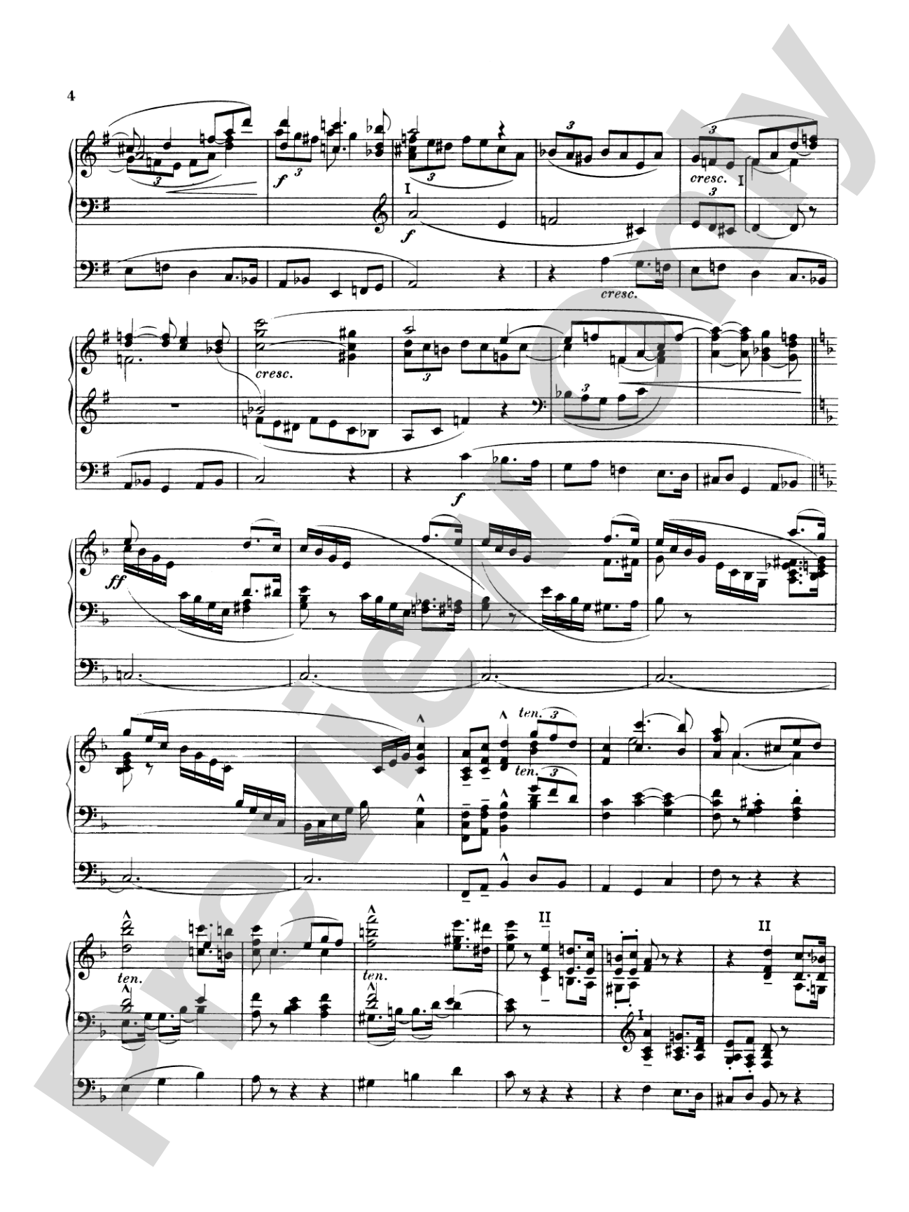 Elgar: Sonata in G Major (Urtext): Organ Sheet
