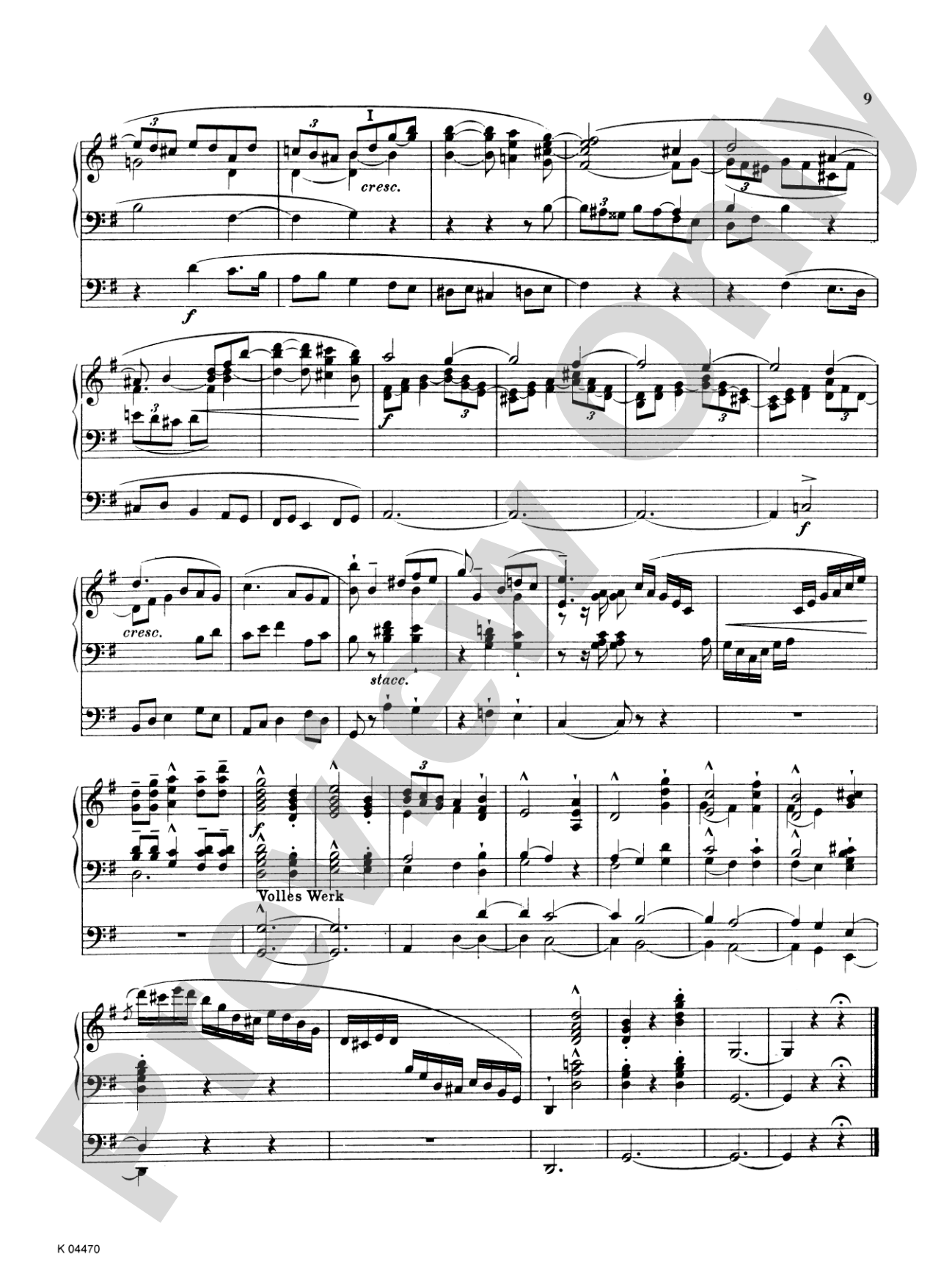 Elgar: Sonata in G Major (Urtext): Organ Sheet