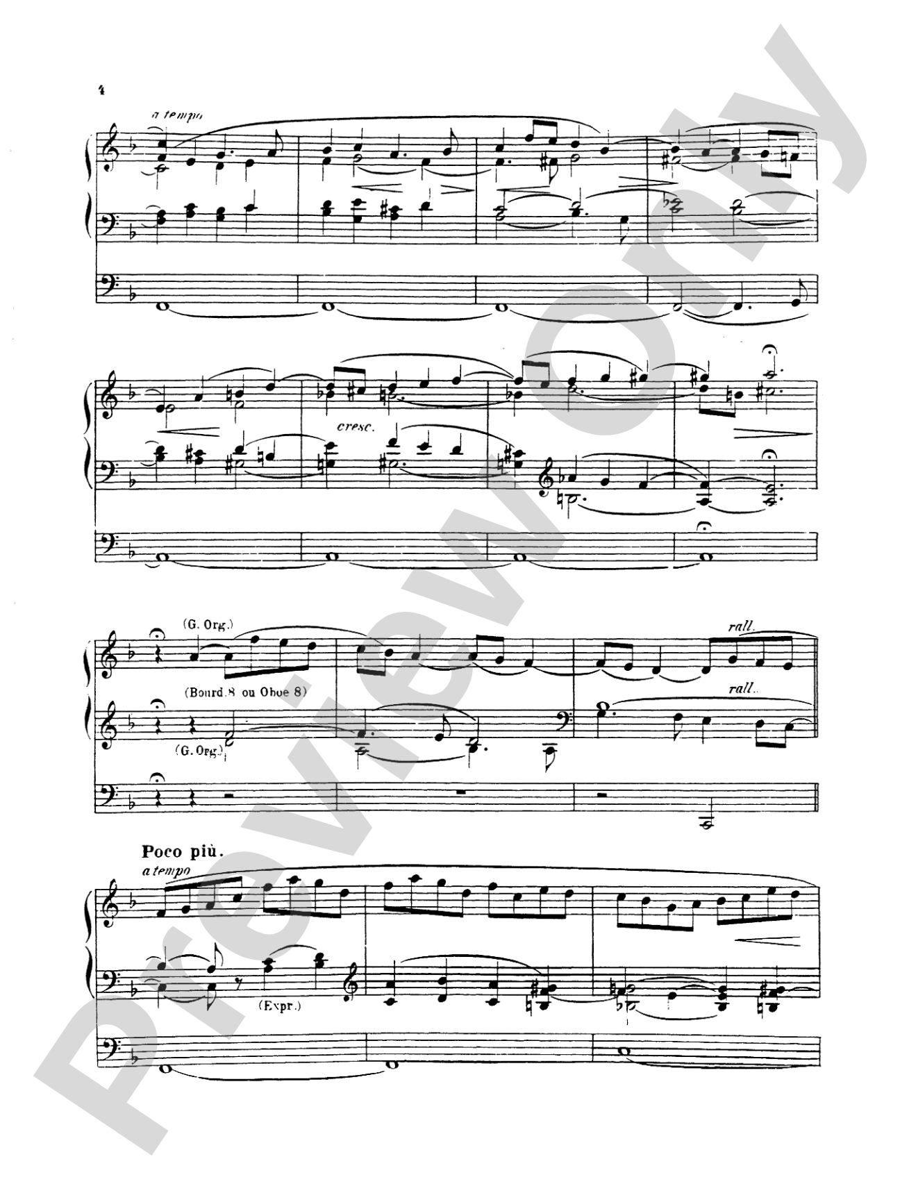 Bossi: Selected Organ Works: Organ Book