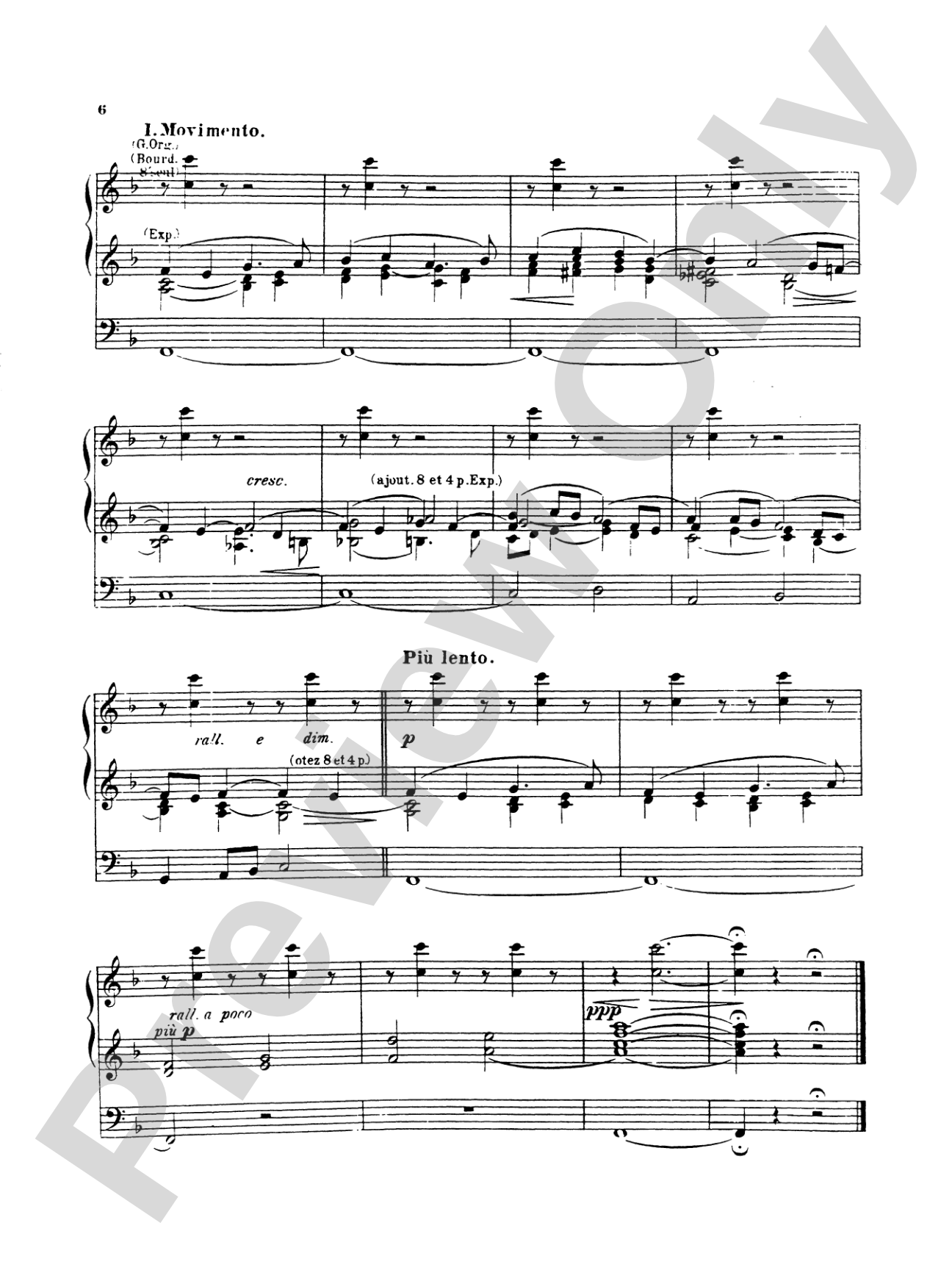 Bossi: Selected Organ Works: Organ Book