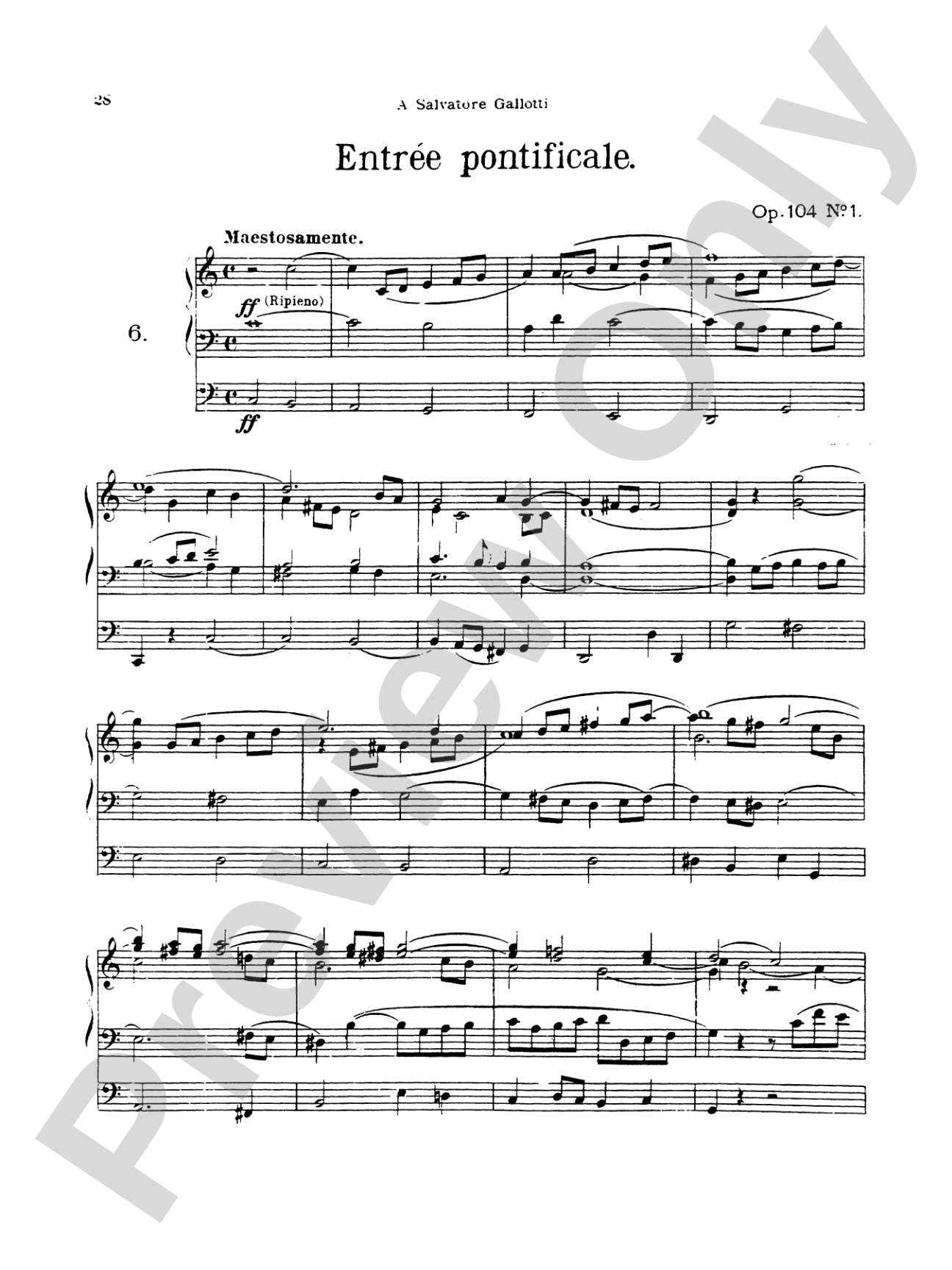 Bossi: Selected Organ Works