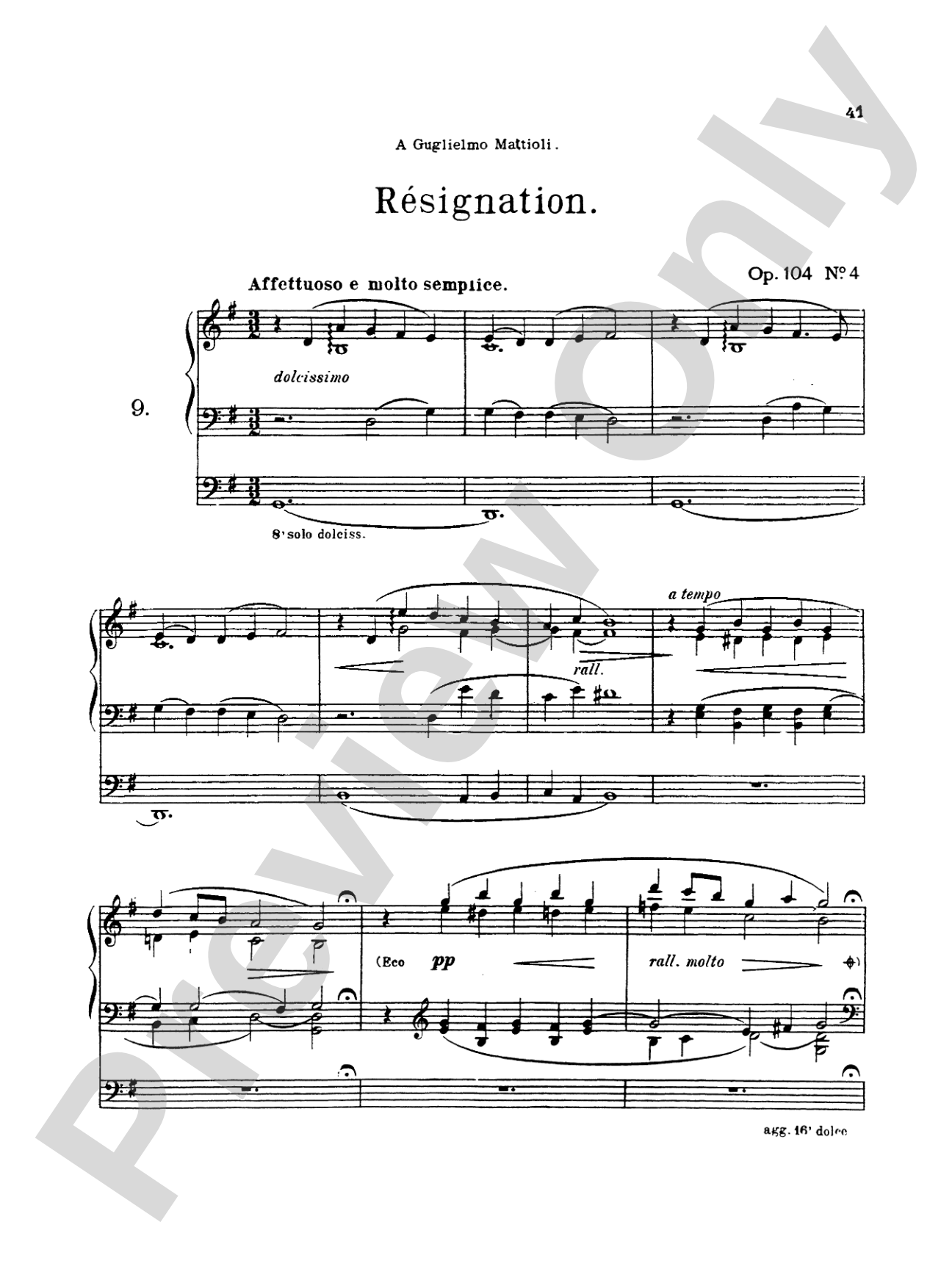 Bossi: Selected Organ Works