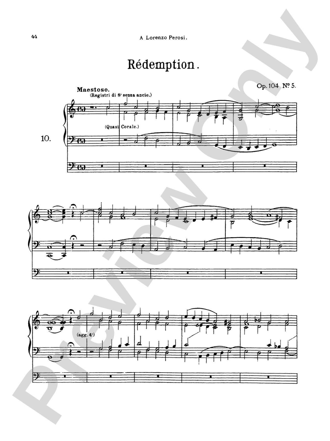 Bossi: Selected Organ Works