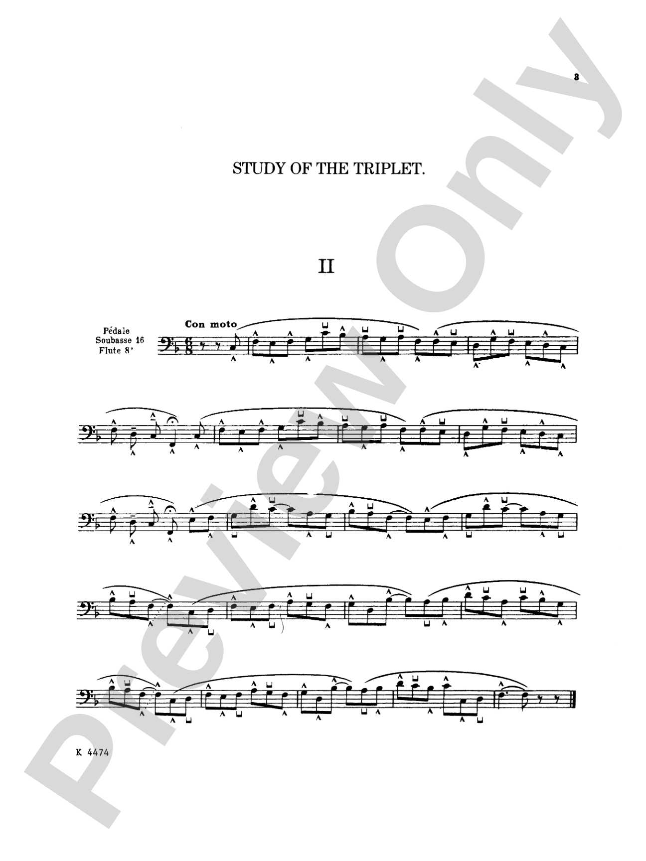 Peeters: Ten Studies for Pedal Playing