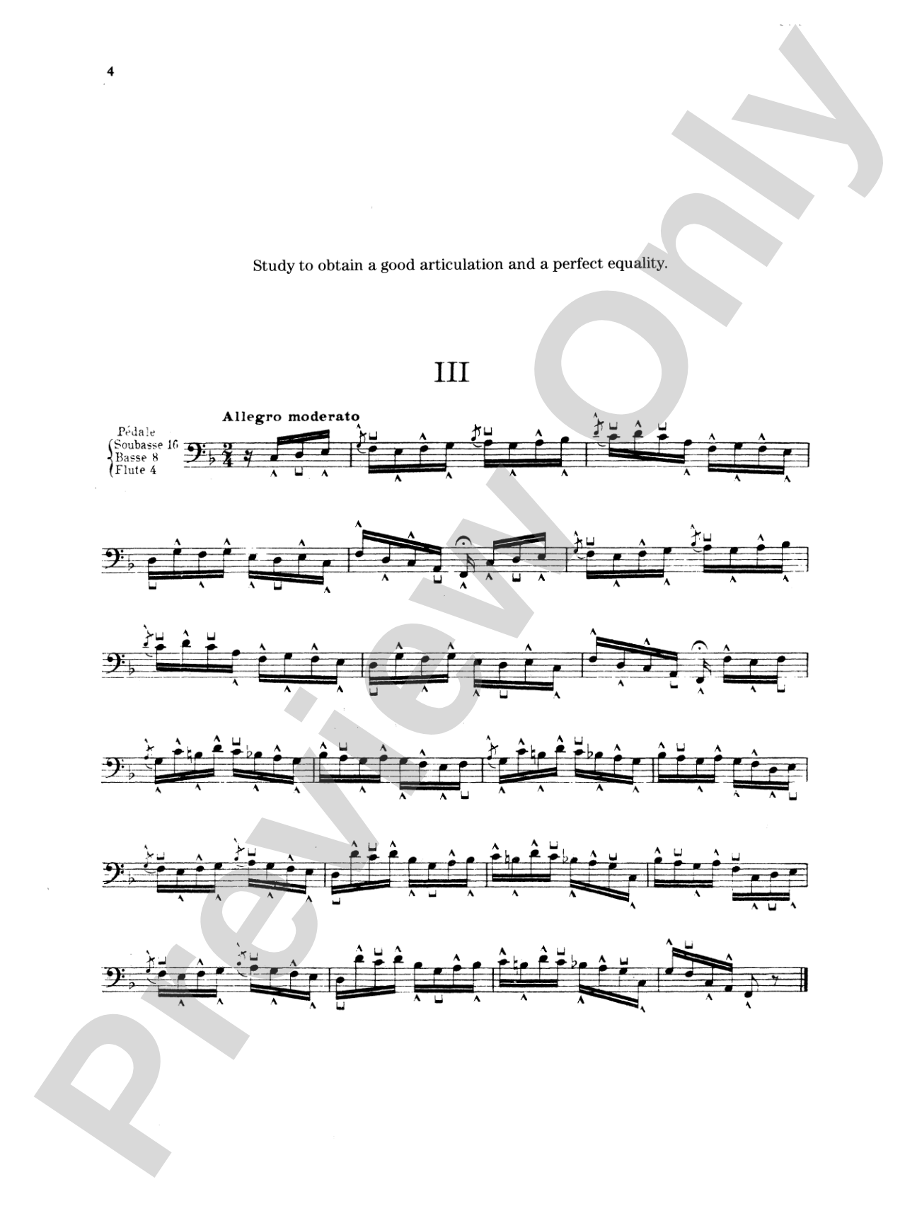Peeters: Ten Studies for Pedal Playing