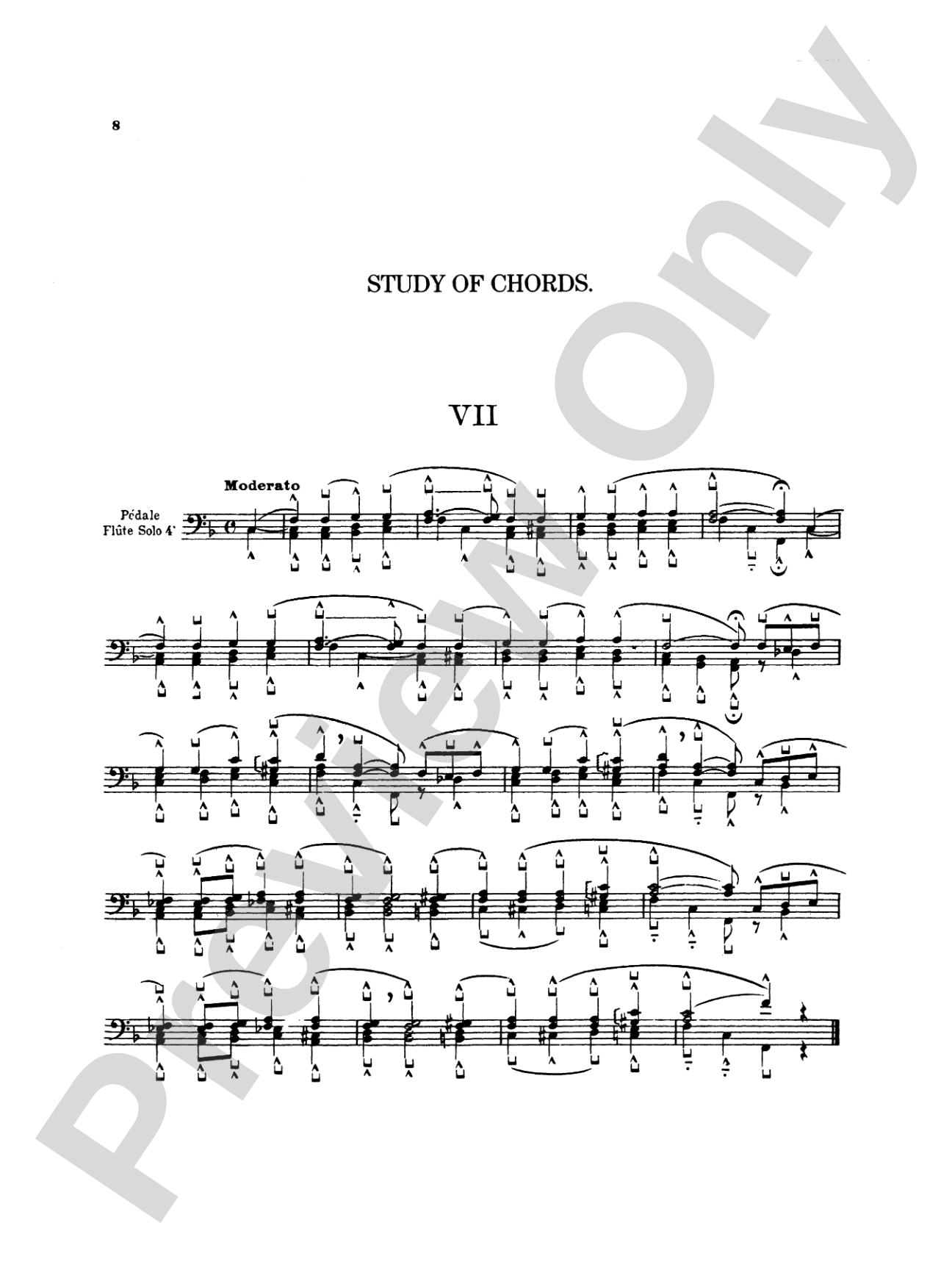 Peeters: Ten Studies for Pedal Playing