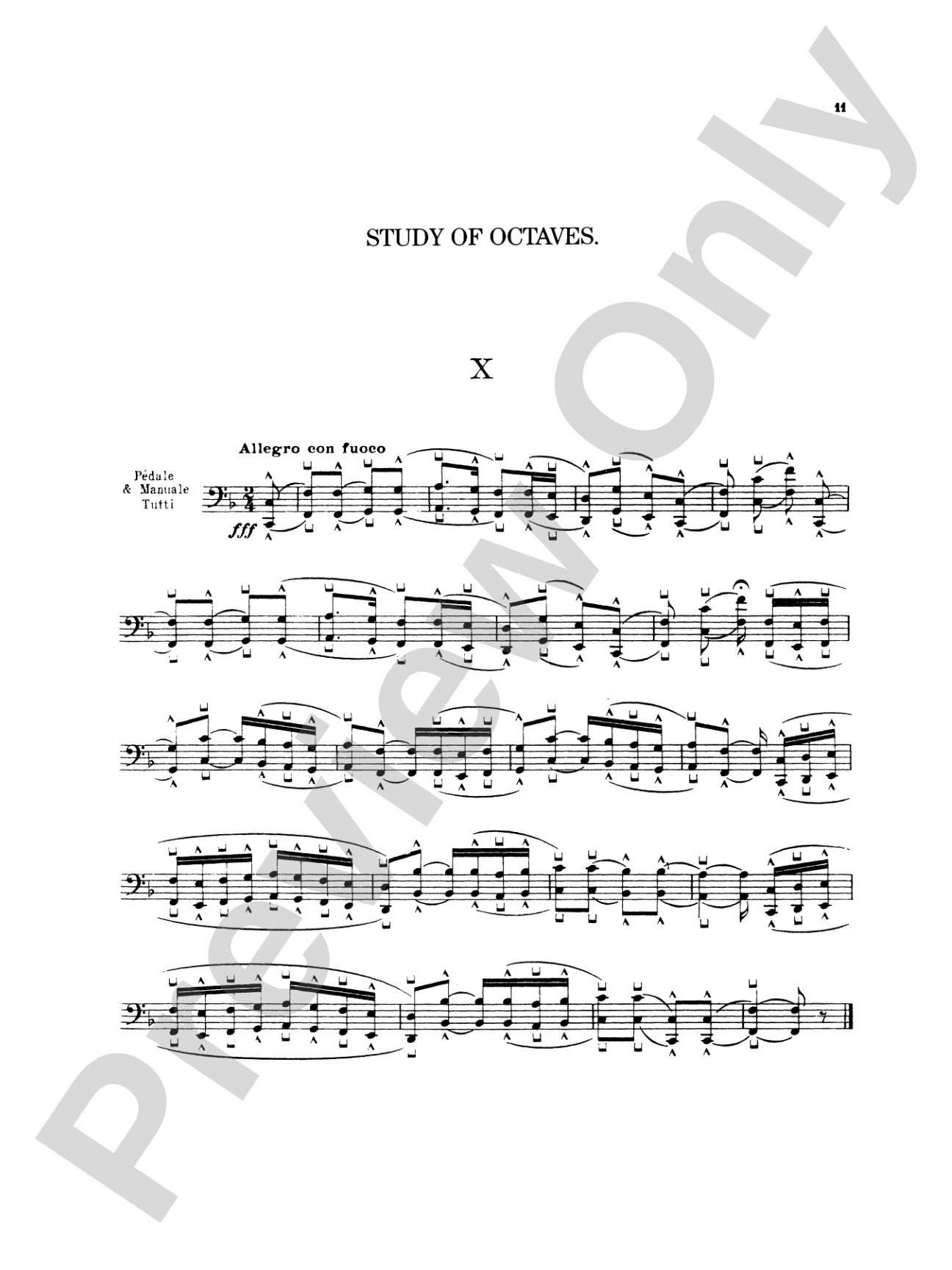 Peeters: Ten Studies for Pedal Playing