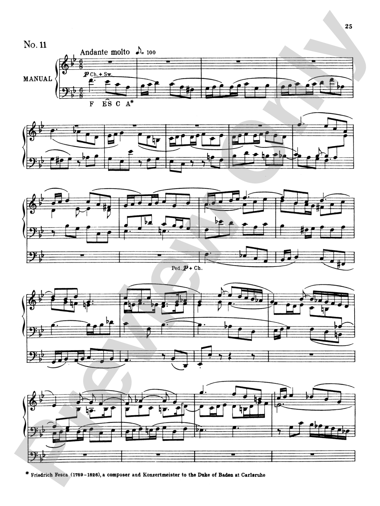 Rheinberger: Twelve Fughettas, Op. 123A