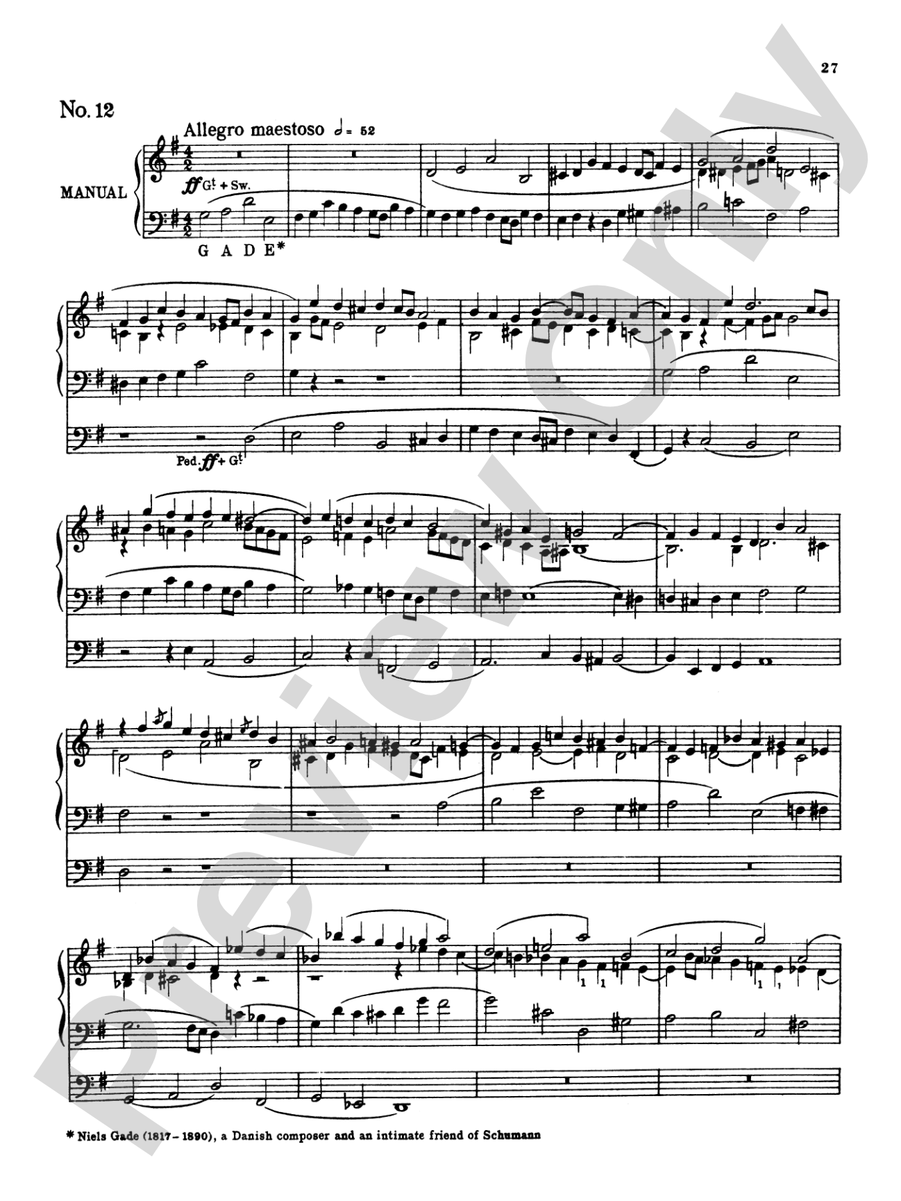 Rheinberger: Twelve Fughettas, Op. 123A