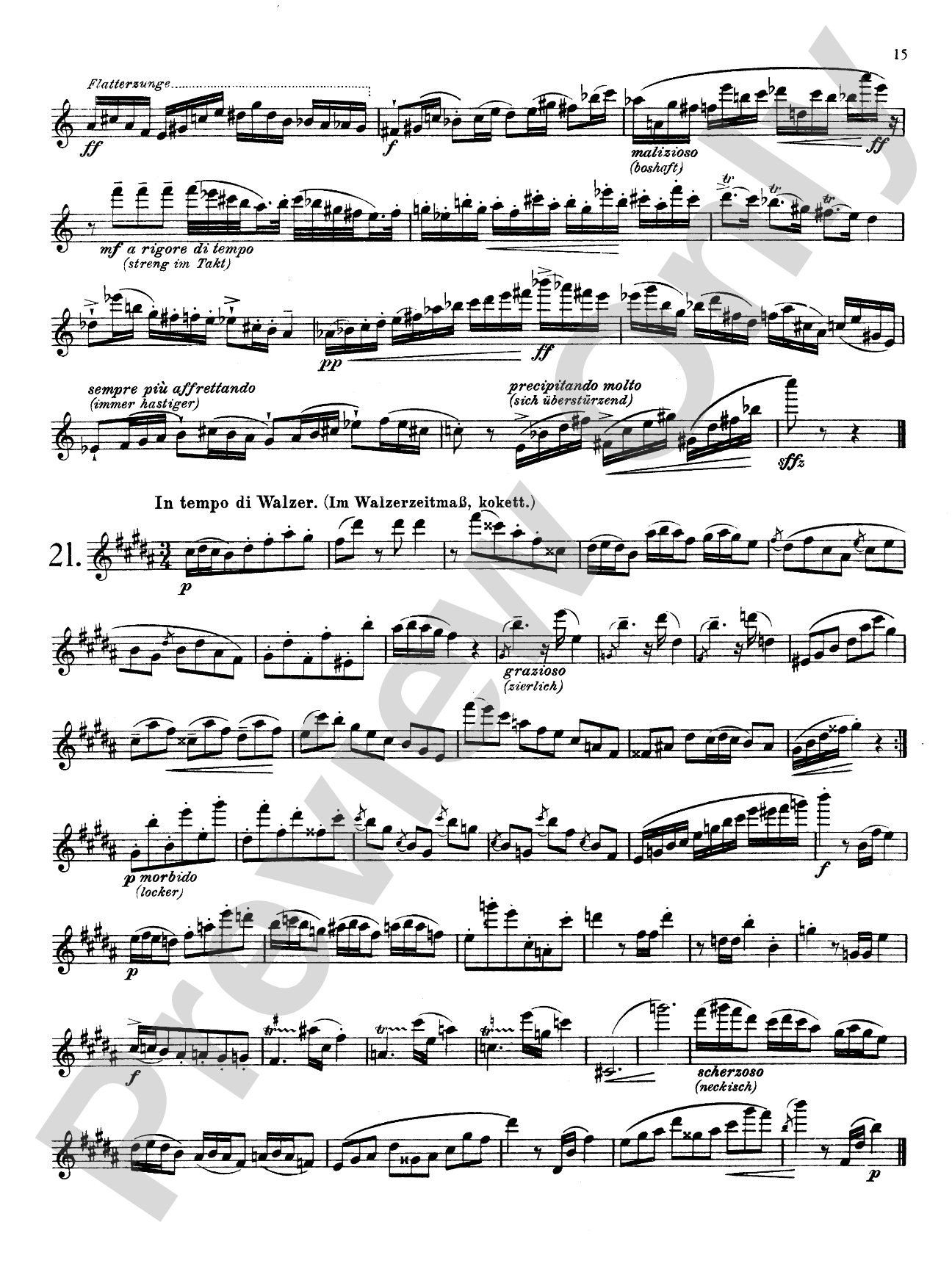 Karg-Elert: Thirty Studies, Op. 107: Flute Book