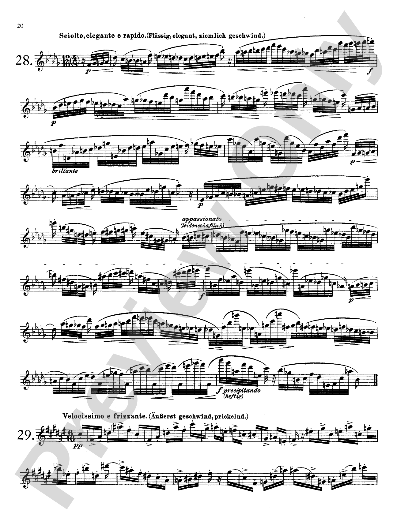 Karg-Elert: Thirty Studies, Op. 107: Flute Book