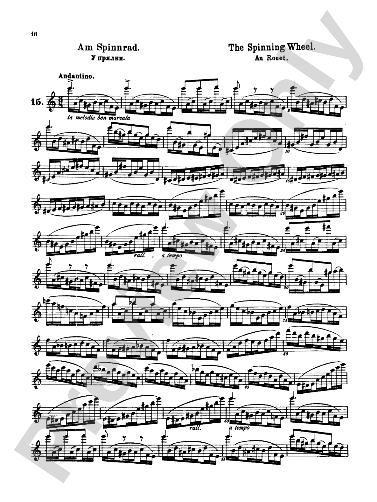 Köhler: Twenty-Five Romantic Etudes, Op. 66