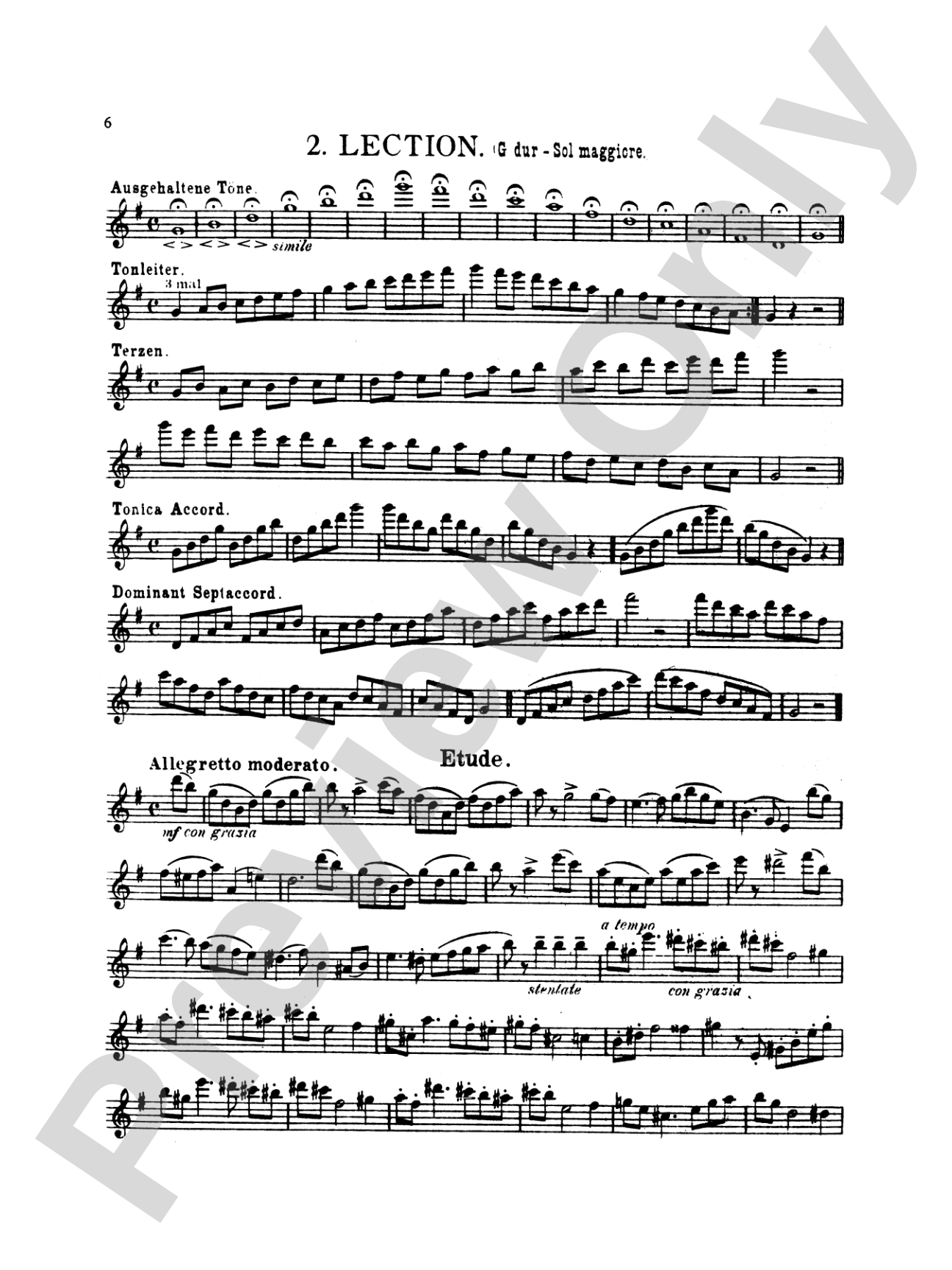 Köhler: Twenty Easy Melodic Progressive Exercises, Op. 93 (Volume I, Nos. 1-10)