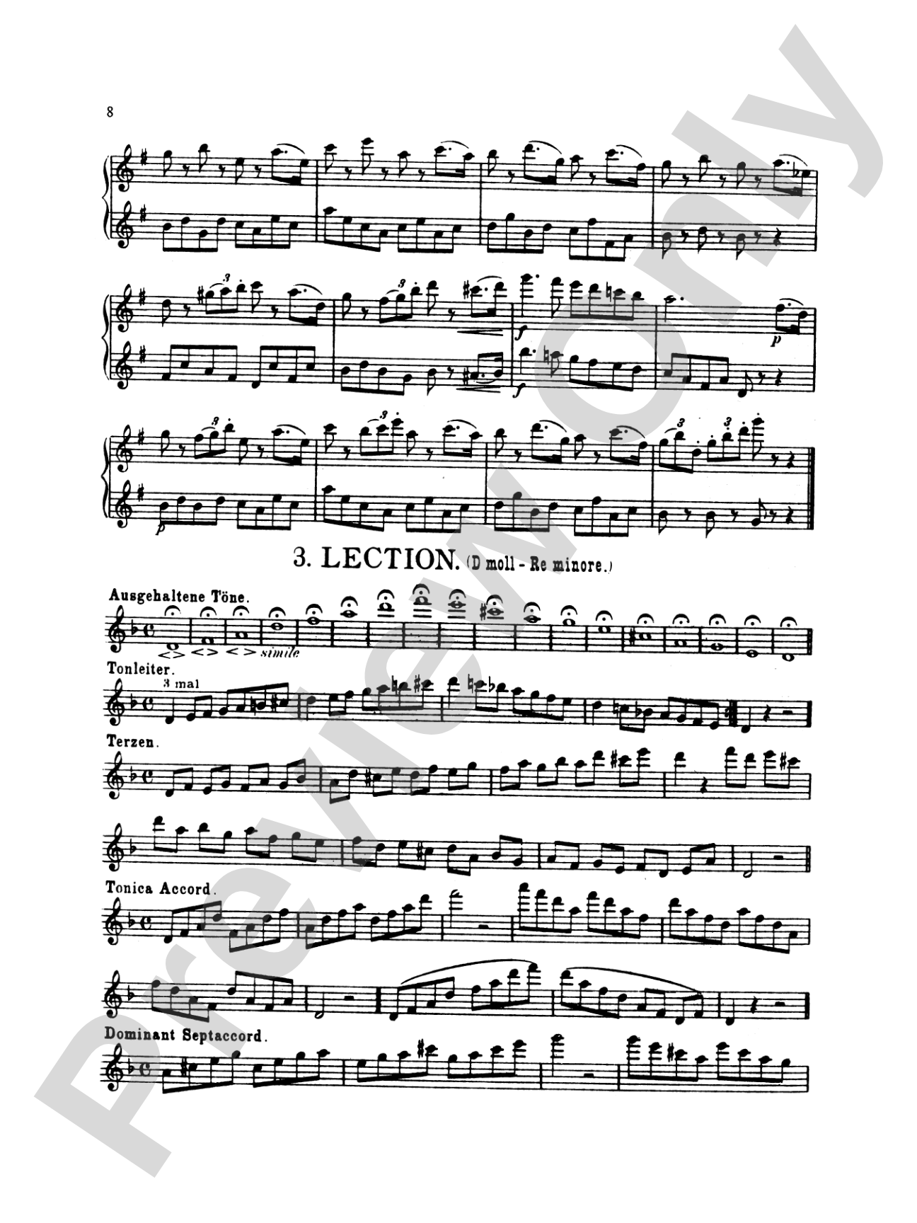 Köhler: Twenty Easy Melodic Progressive Exercises, Op. 93 (Volume I, Nos. 1-10)