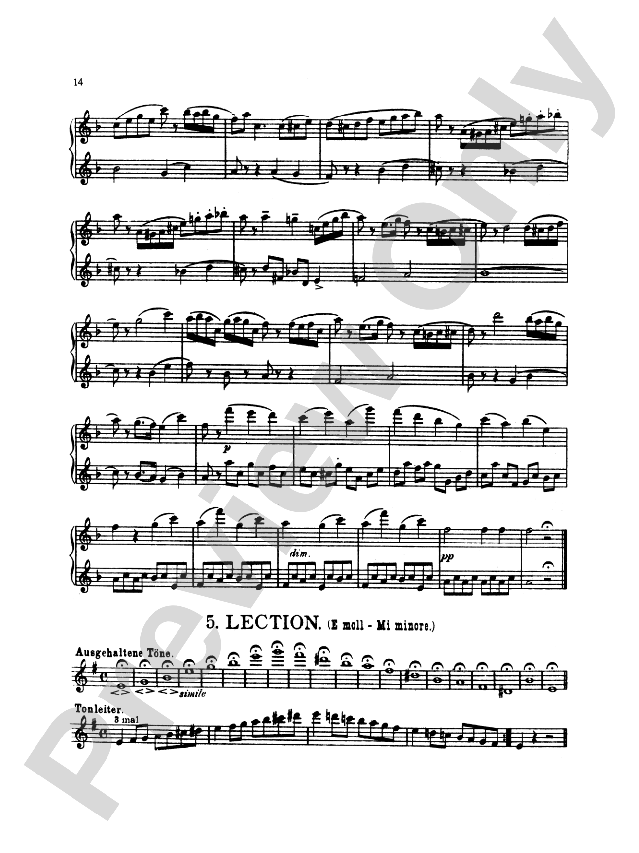 Köhler: Twenty Easy Melodic Progressive Exercises, Op. 93 (Volume I, Nos. 1-10)