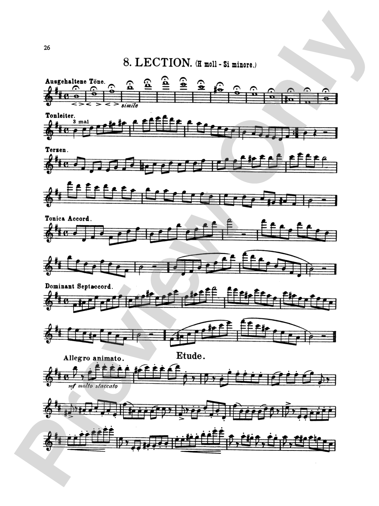 Köhler: Twenty Easy Melodic Progressive Exercises, Op. 93 (Volume I, Nos. 1-10)