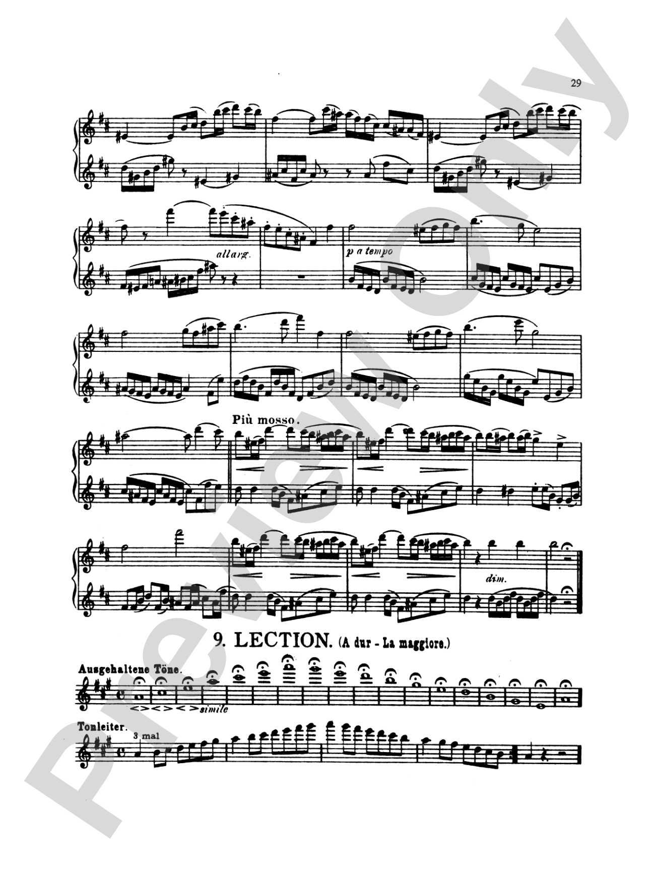 Köhler: Twenty Easy Melodic Progressive Exercises, Op. 93 (Volume I, Nos. 1-10)