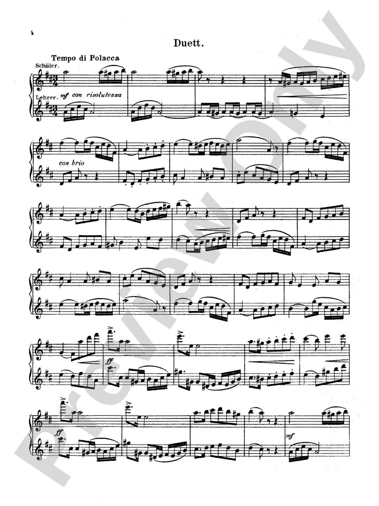 Köhler: Twenty Easy Melodic Progressive Exercises, Op. 93 (Volume II, Nos. 11-20): Flute Book