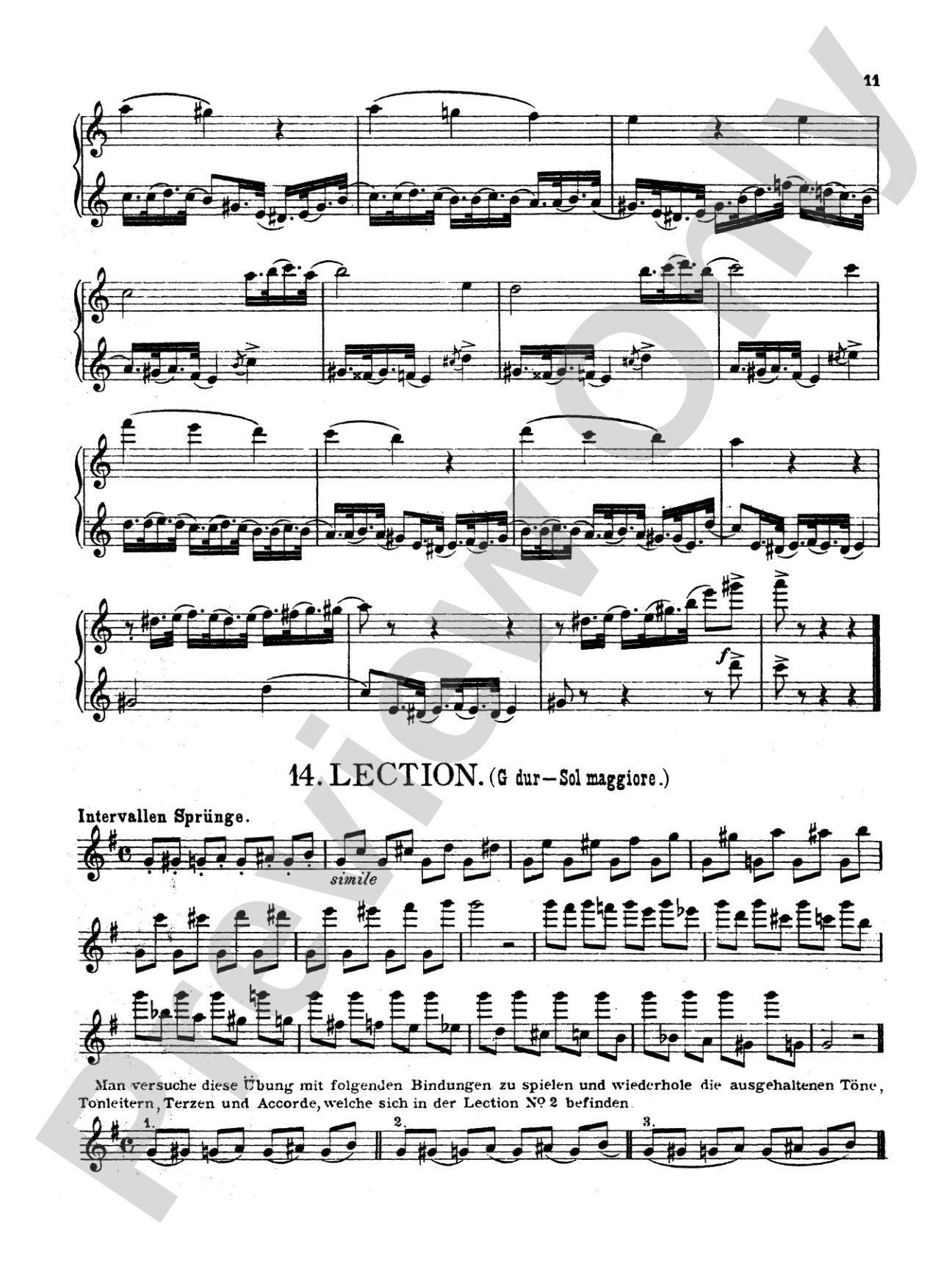Köhler: Twenty Easy Melodic Progressive Exercises, Op. 93 (Volume II, Nos. 11-20)