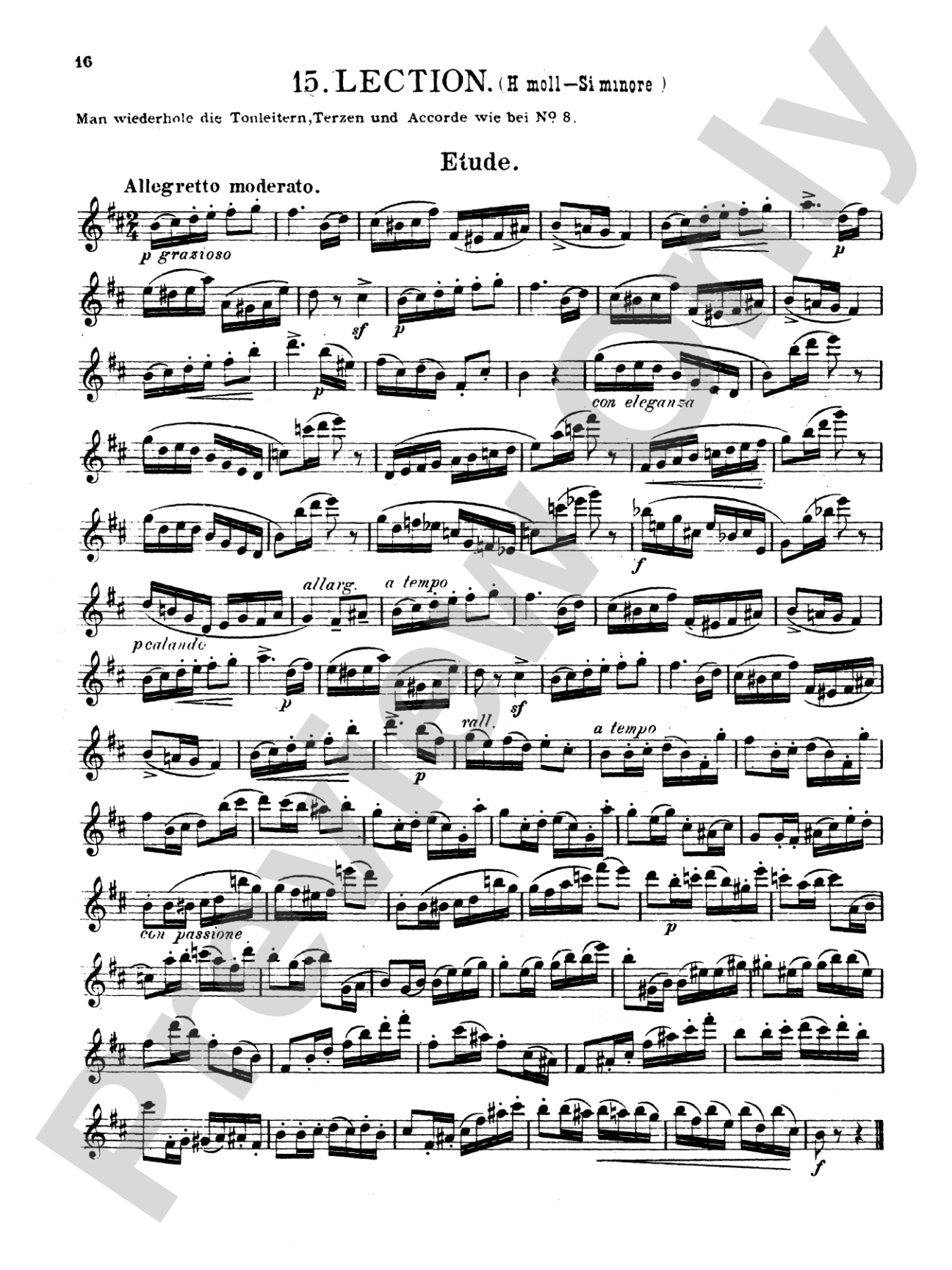 Köhler: Twenty Easy Melodic Progressive Exercises, Op. 93 (Volume II, Nos. 11-20)