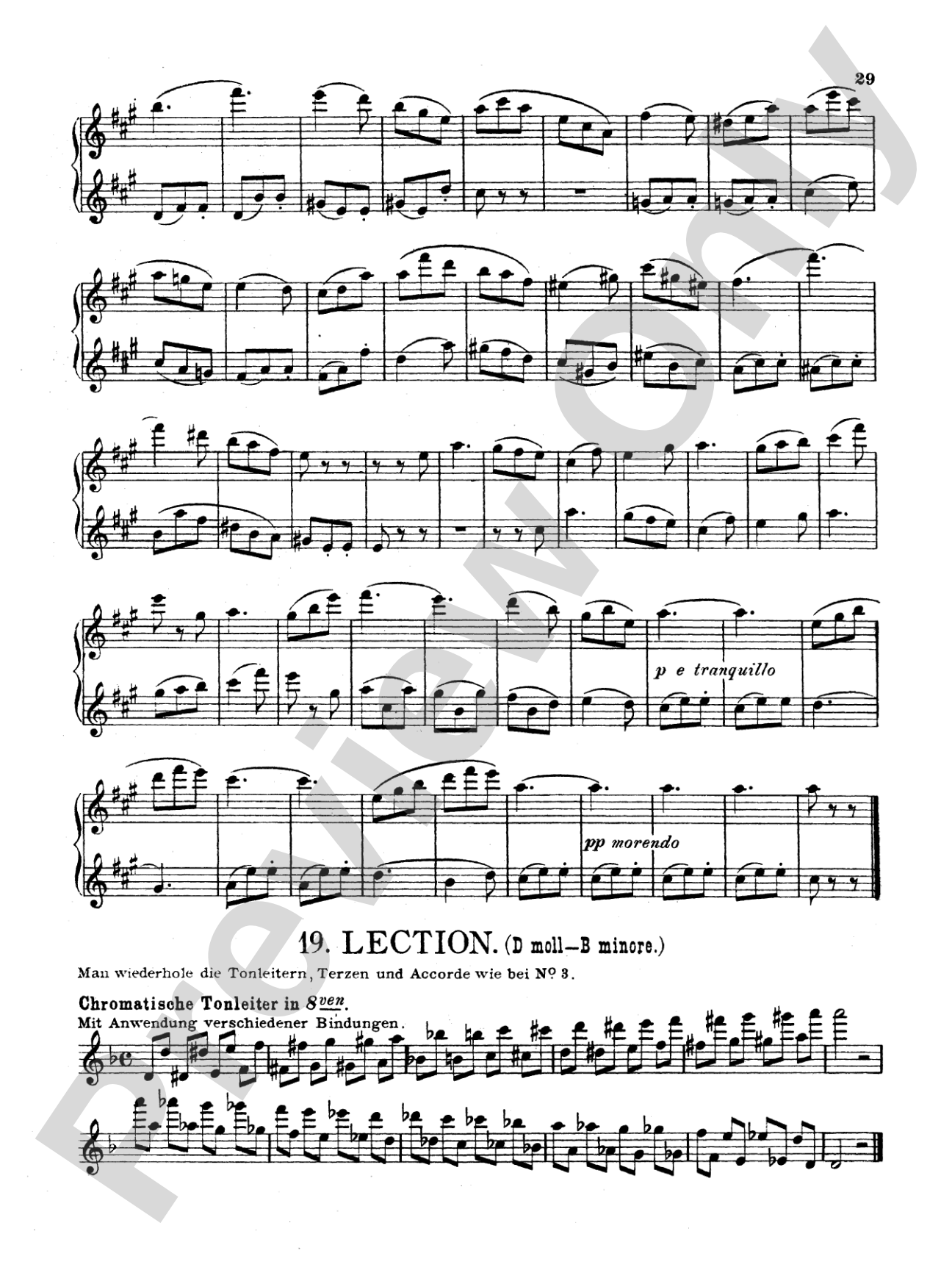 Köhler: Twenty Easy Melodic Progressive Exercises, Op. 93 (Volume II, Nos. 11-20)