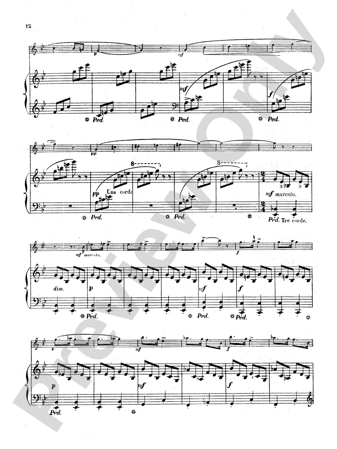 Büsser: Piece in B flat, Op. 22: Oboe Part(s)