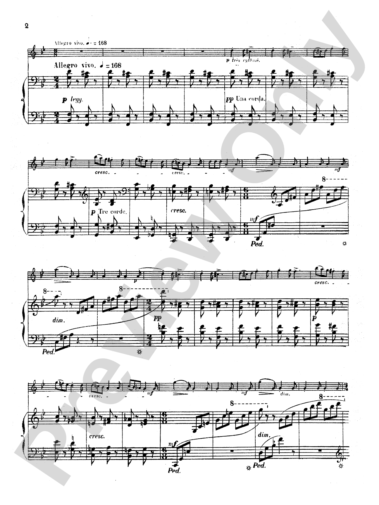 Büsser: Piece in B flat, Op. 22: Oboe Part(s)