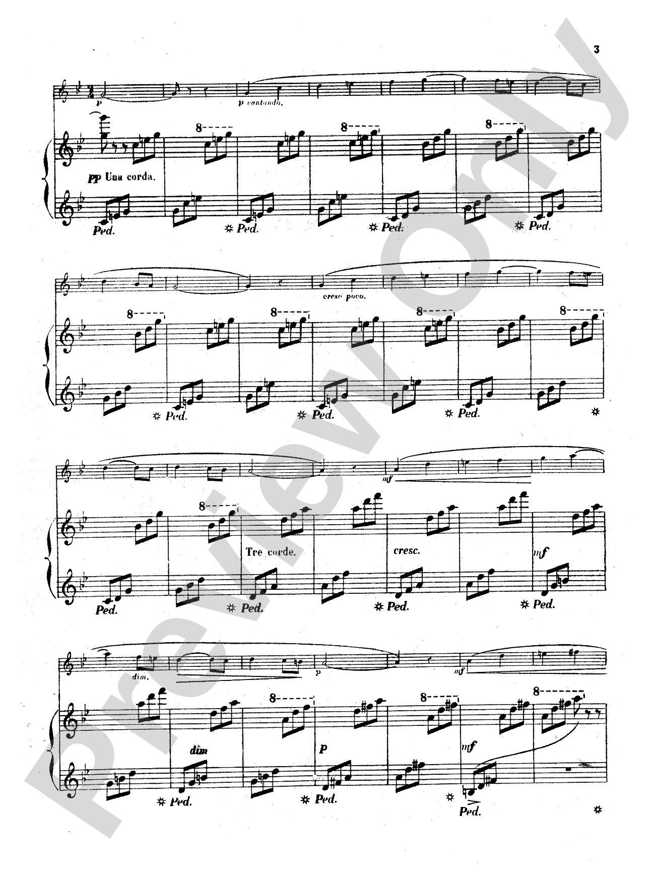 Büsser: Piece in B flat, Op. 22: Oboe Part(s)