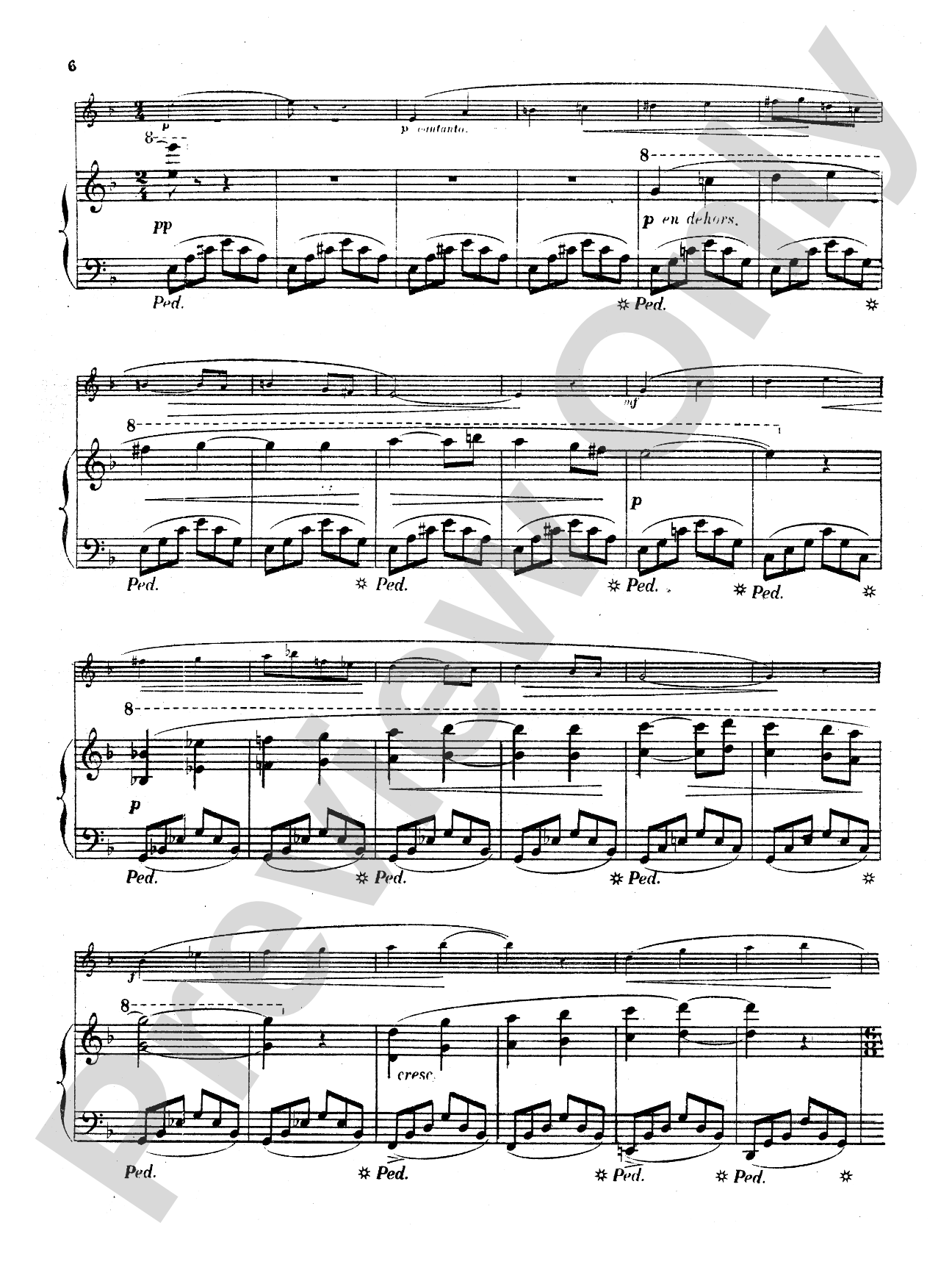 Büsser: Piece in B flat, Op. 22: Oboe Part(s)