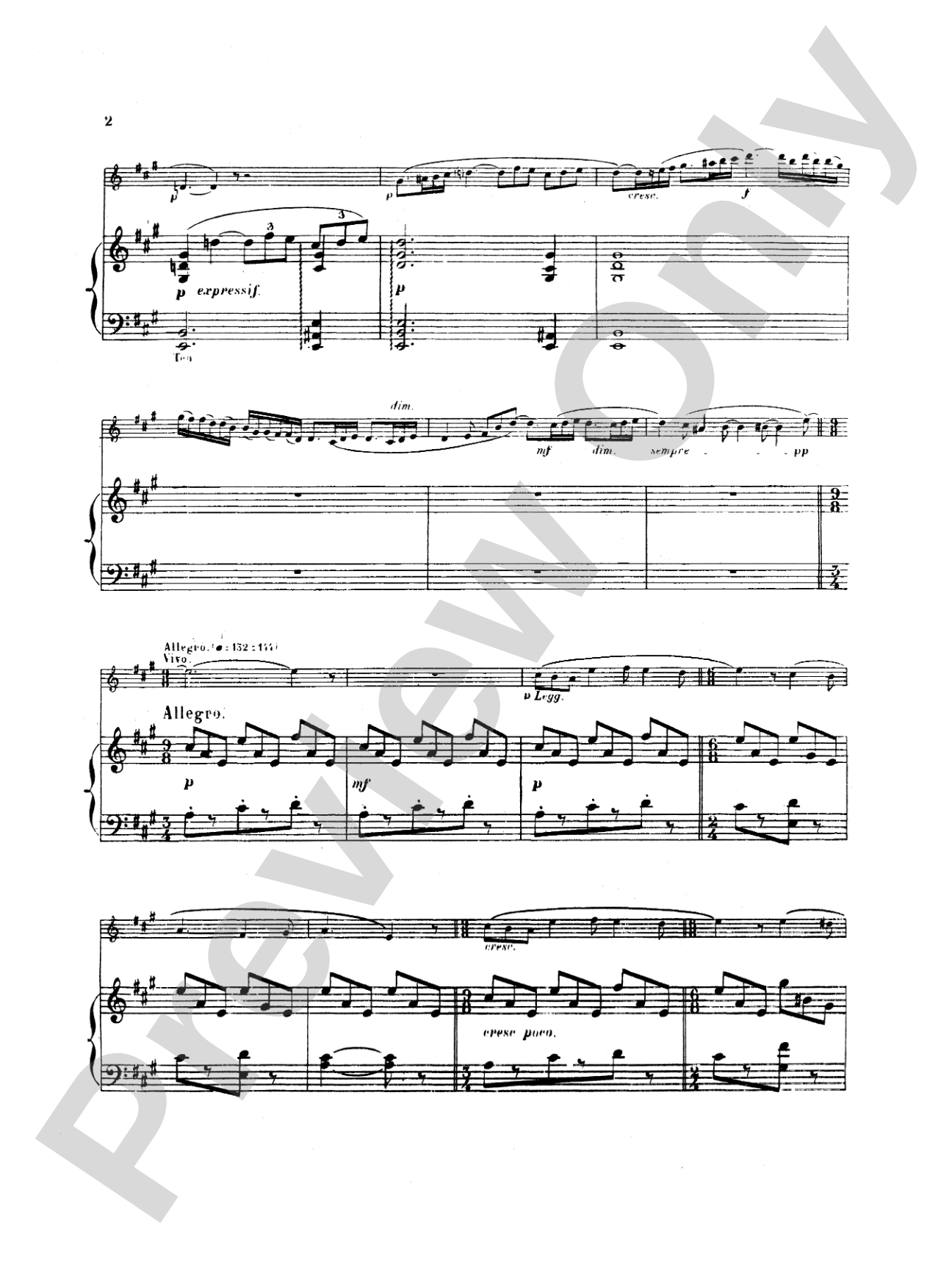 Büsser: Eglogue, Op. 63