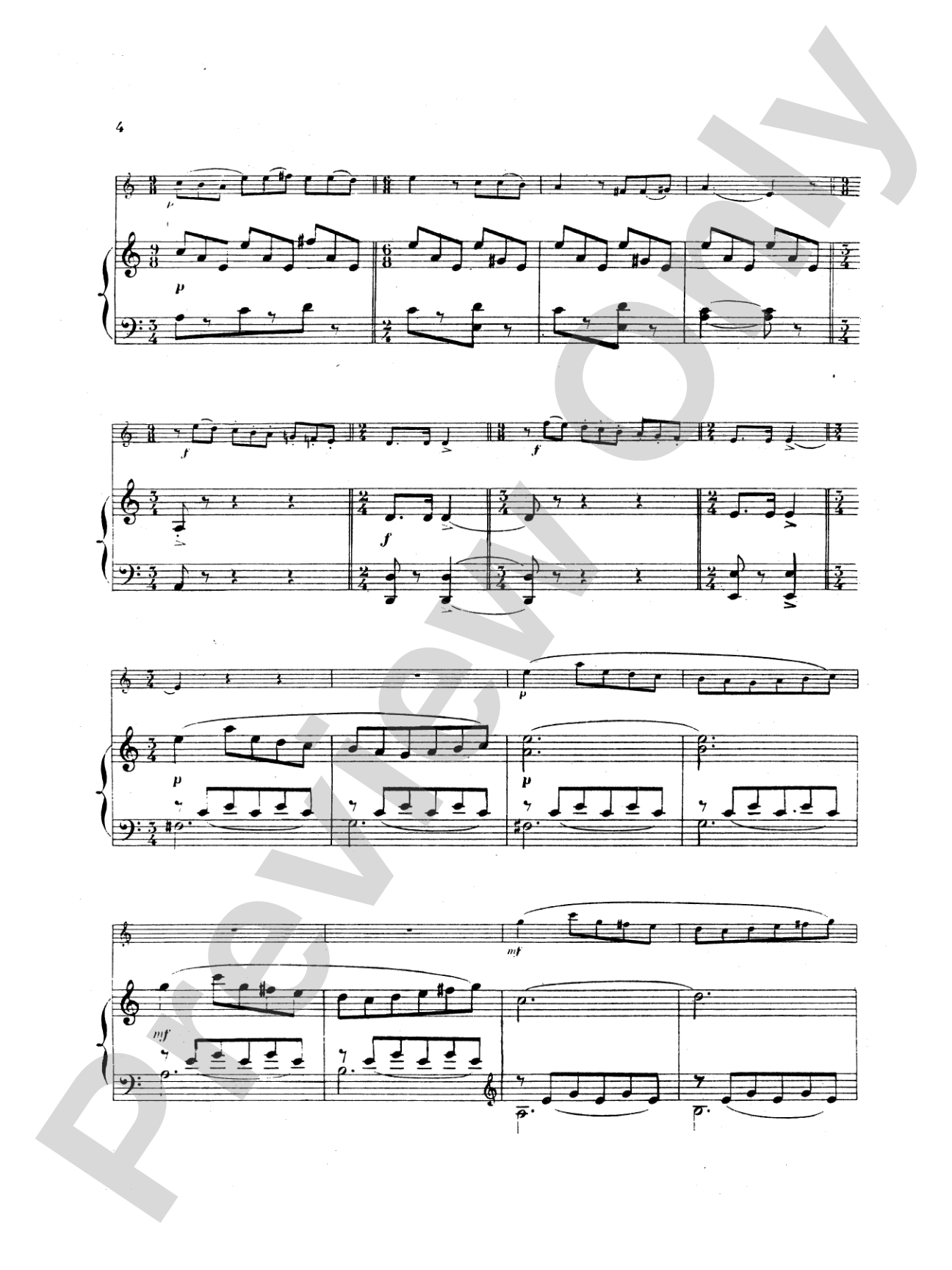 Büsser: Eglogue, Op. 63: Oboe Part(s)