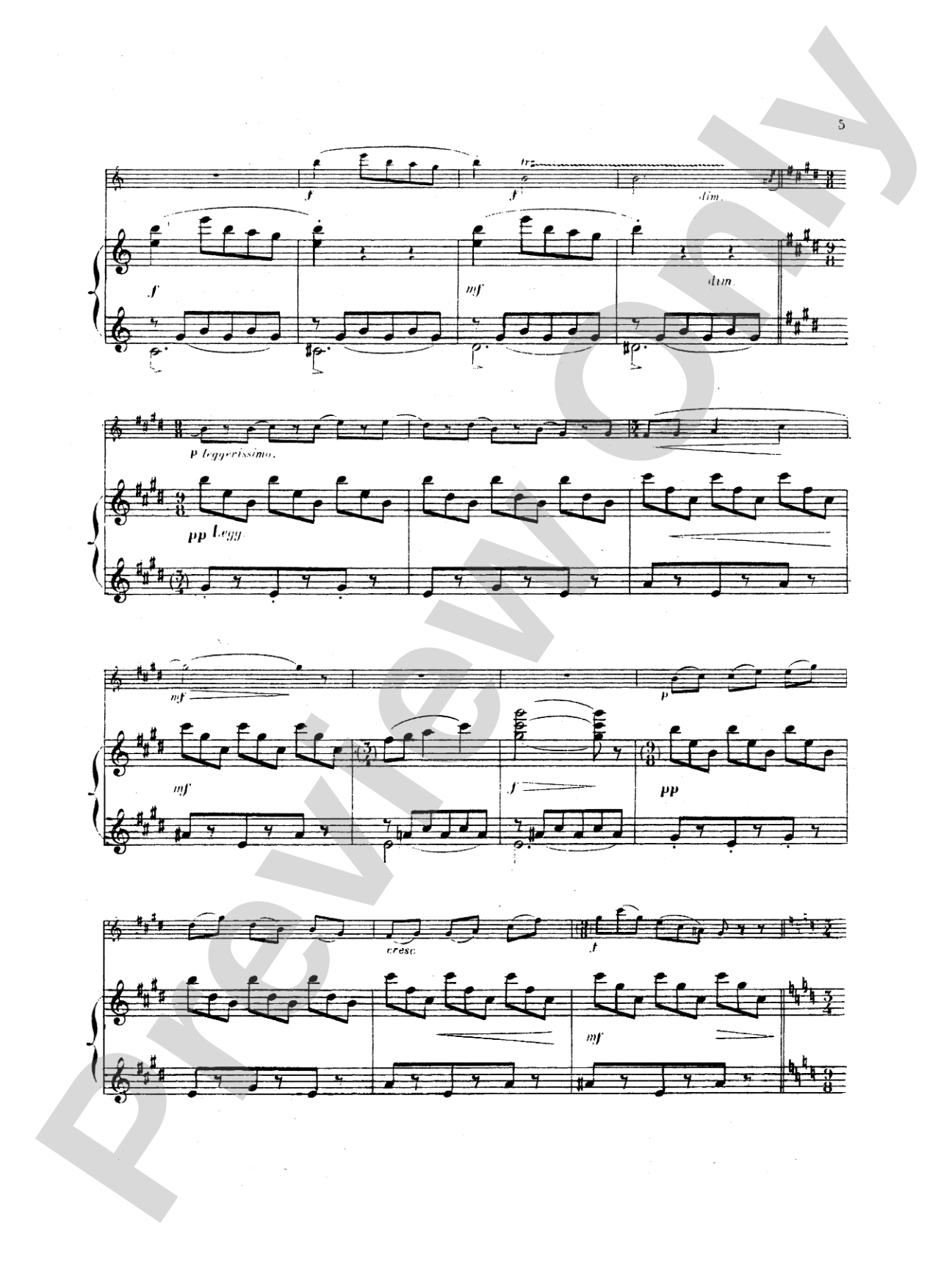 Büsser: Eglogue, Op. 63: Oboe Part(s)