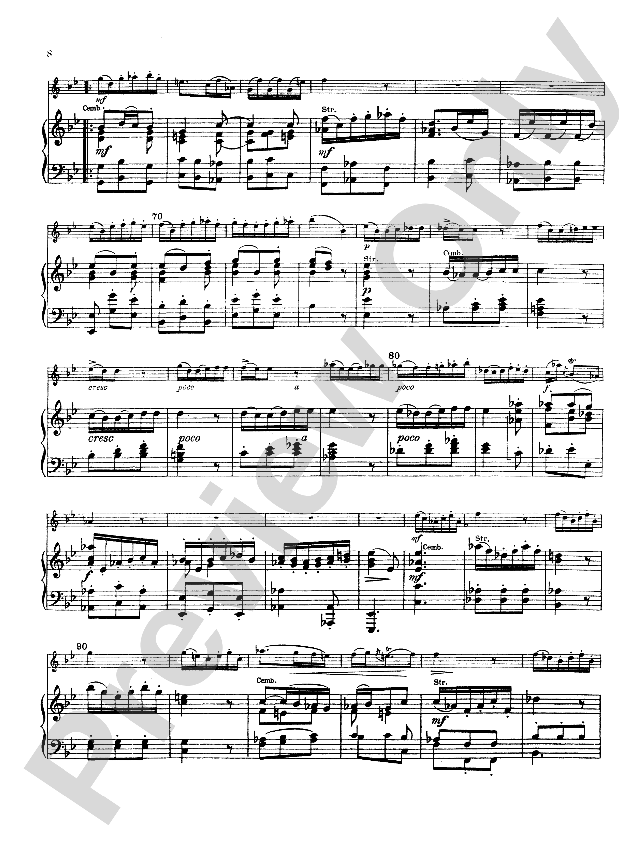 Marcello: Concerto in C Minor: Oboe Part(s)