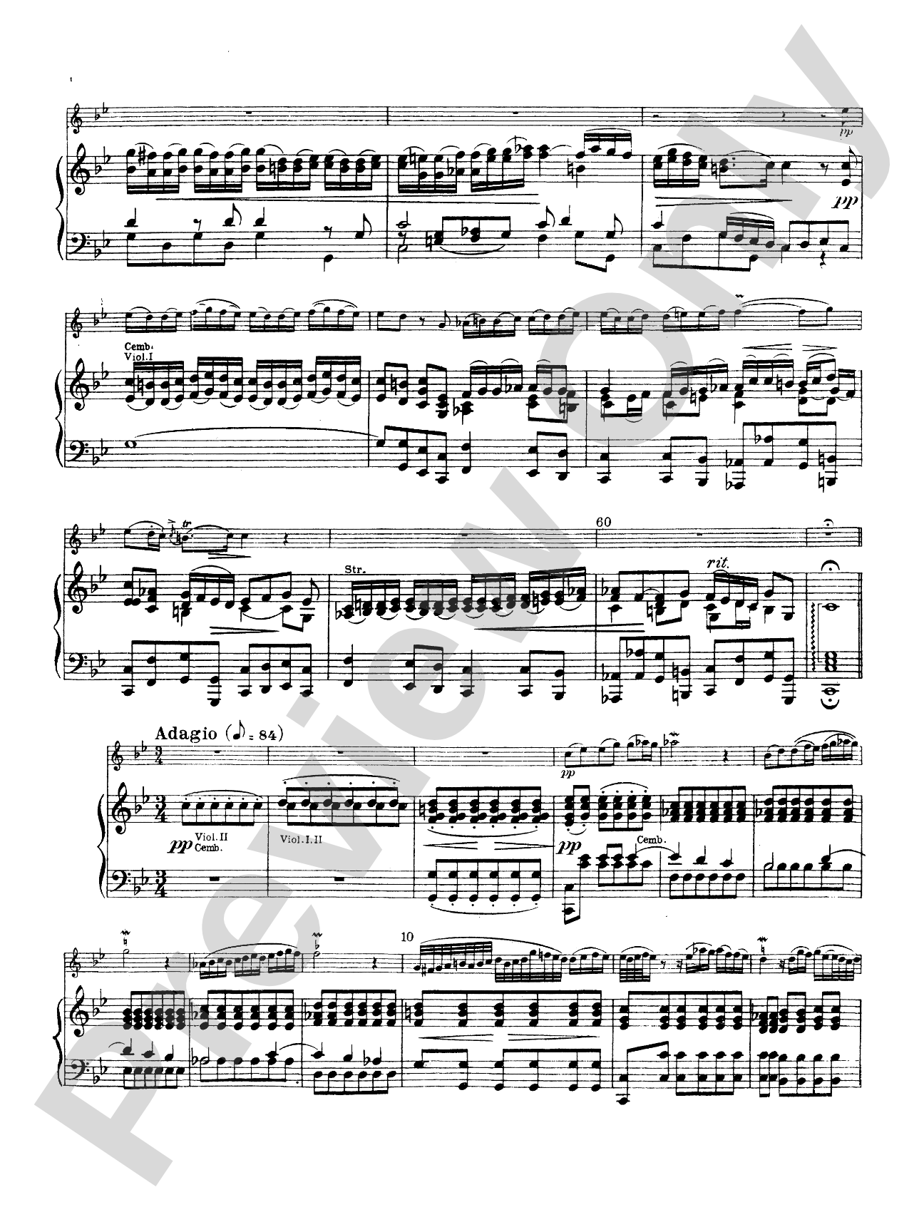 Marcello: Concerto in C Minor: Oboe Part(s)