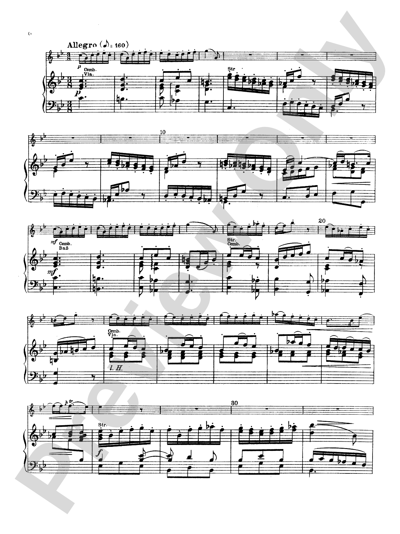 Marcello: Concerto in C Minor: Oboe Part(s)