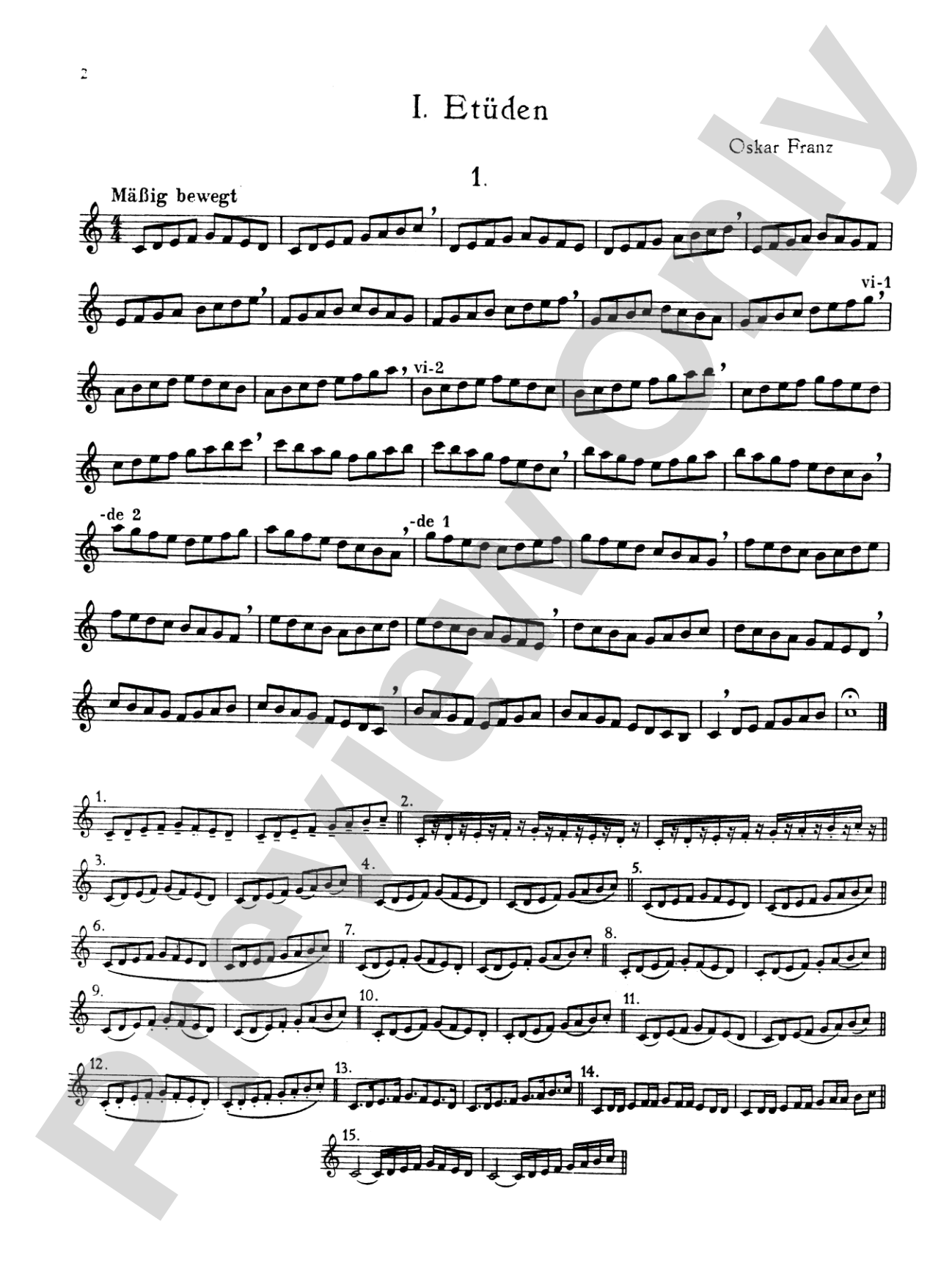 Franz: Etudes and Concert Etudes: French Horn Book