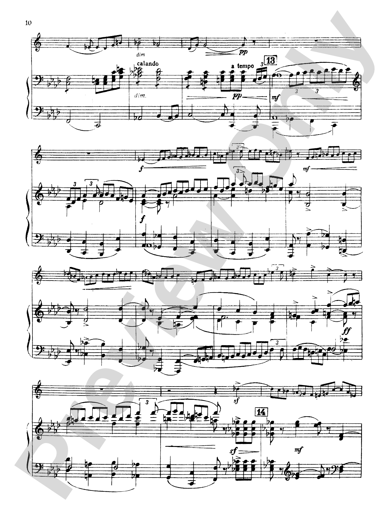 Goedicke: Concerto in F Major, Op. 40: French Horn Part(s)