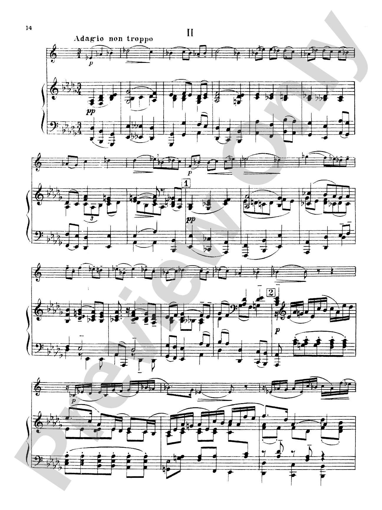 Goedicke: Concerto in F Major, Op. 40: French Horn Part(s)