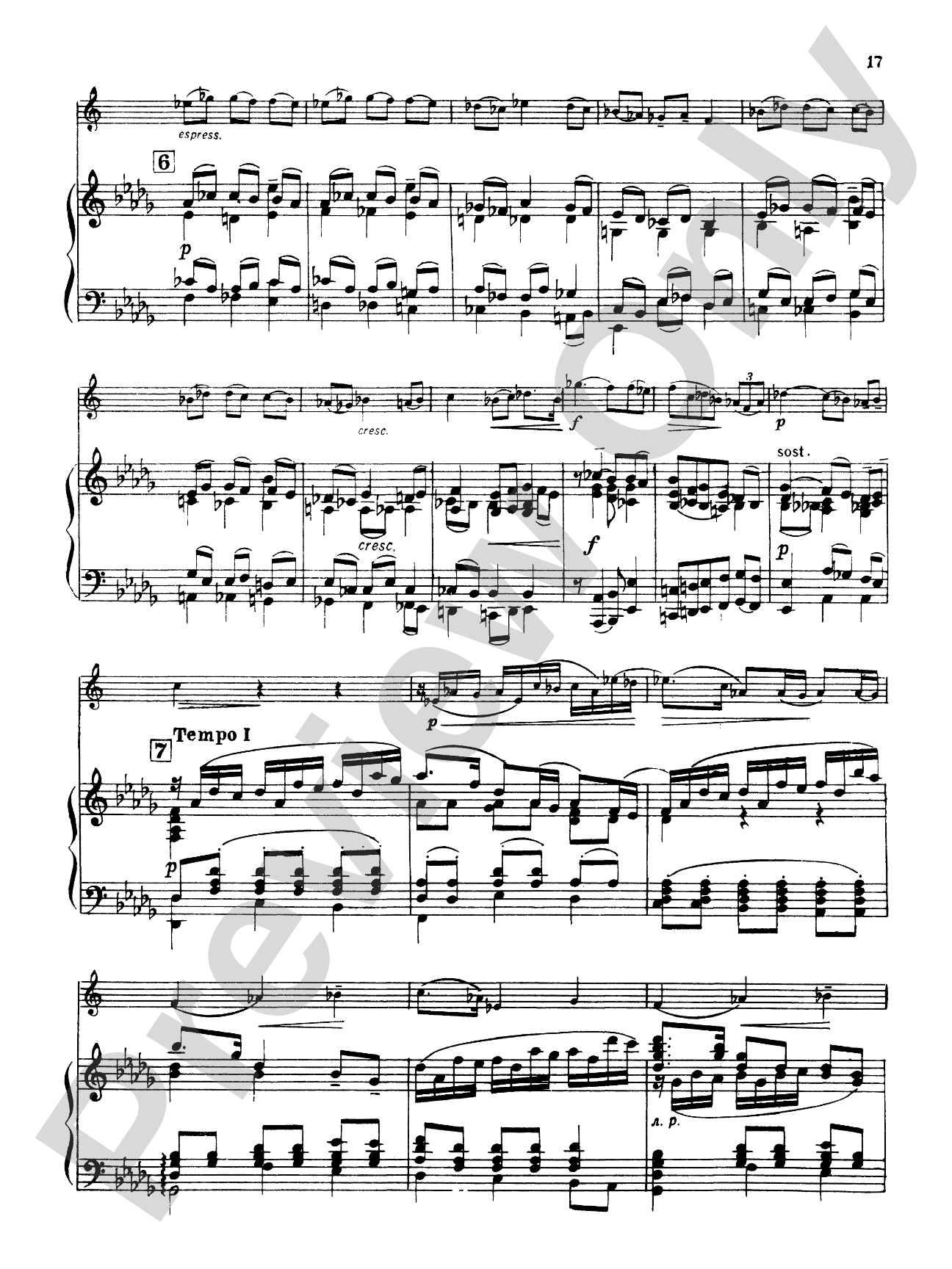 Goedicke: Concerto in F Major, Op. 40: French Horn Part(s)