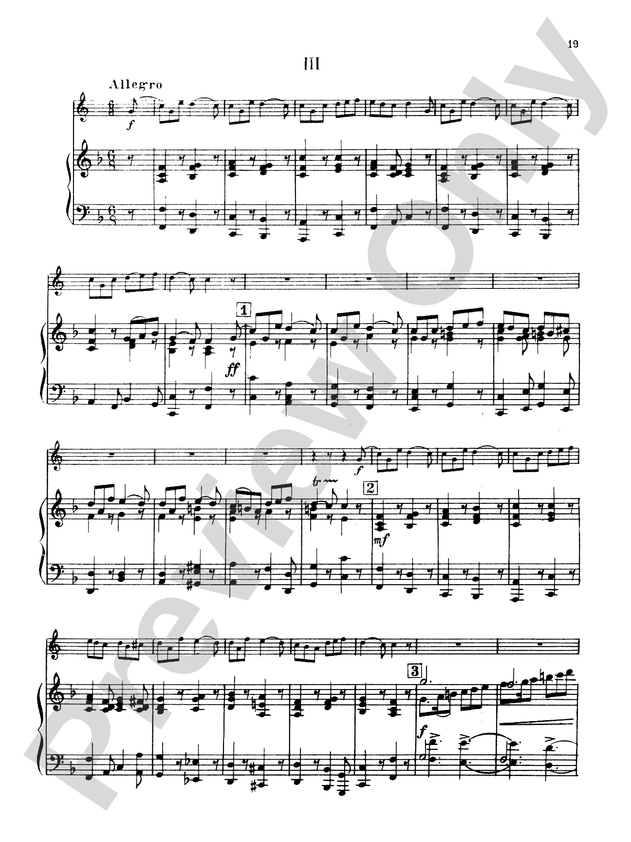 Goedicke: Concerto in F Major, Op. 40: French Horn Part(s)