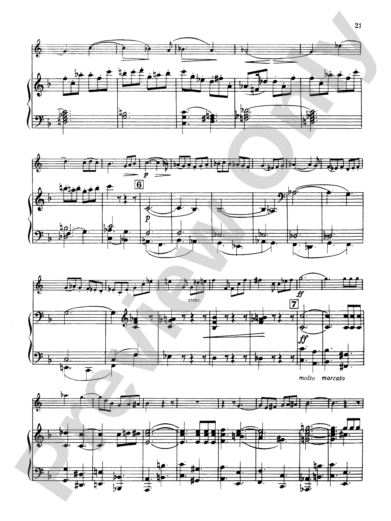 Goedicke: Concerto in F Major, Op. 40: French Horn Part(s)