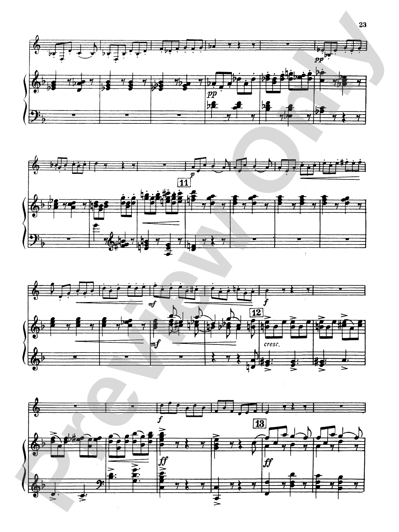 Goedicke: Concerto in F Major, Op. 40: French Horn Part(s)