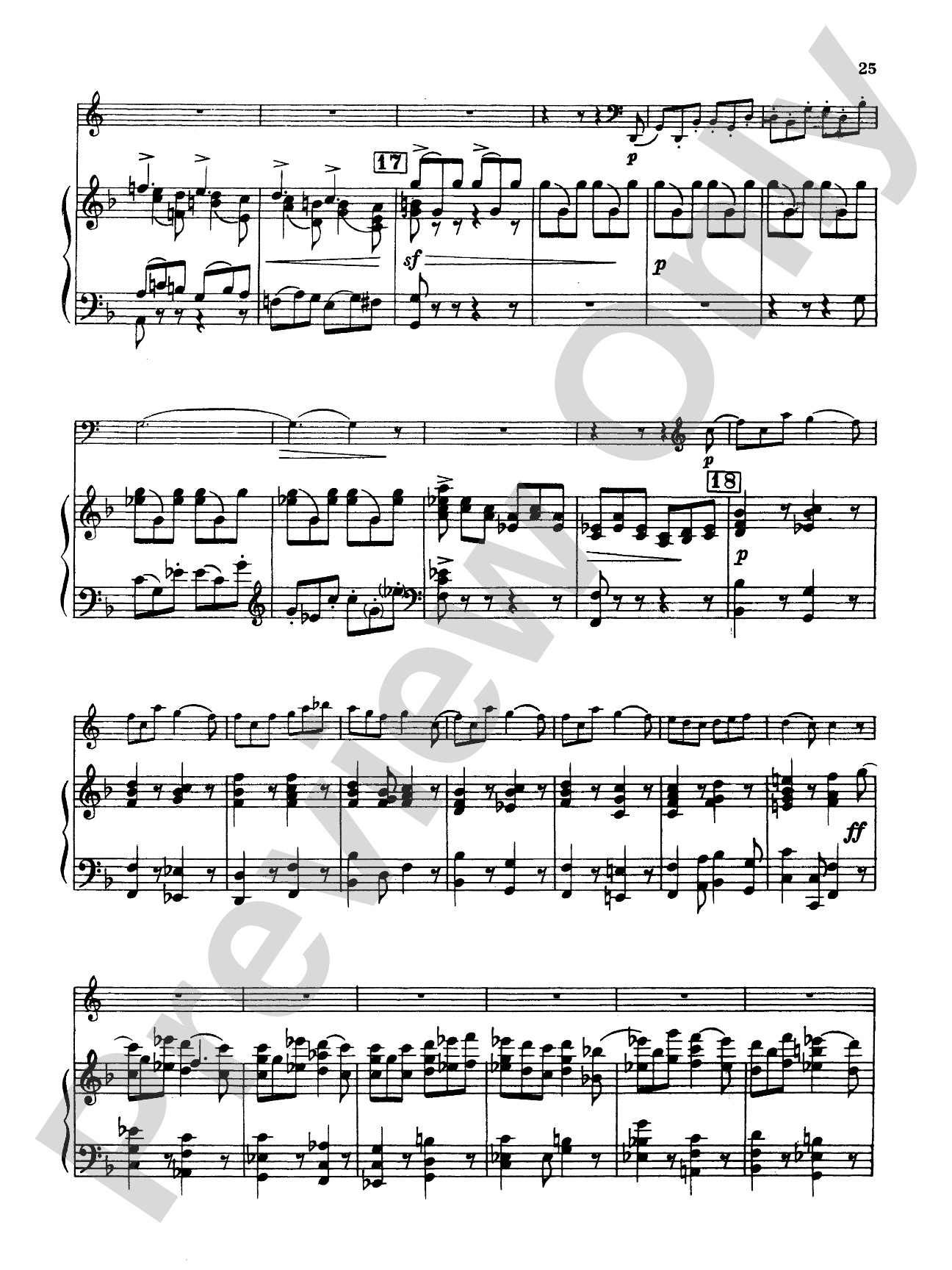 Goedicke: Concerto in F Major, Op. 40: French Horn Part(s)
