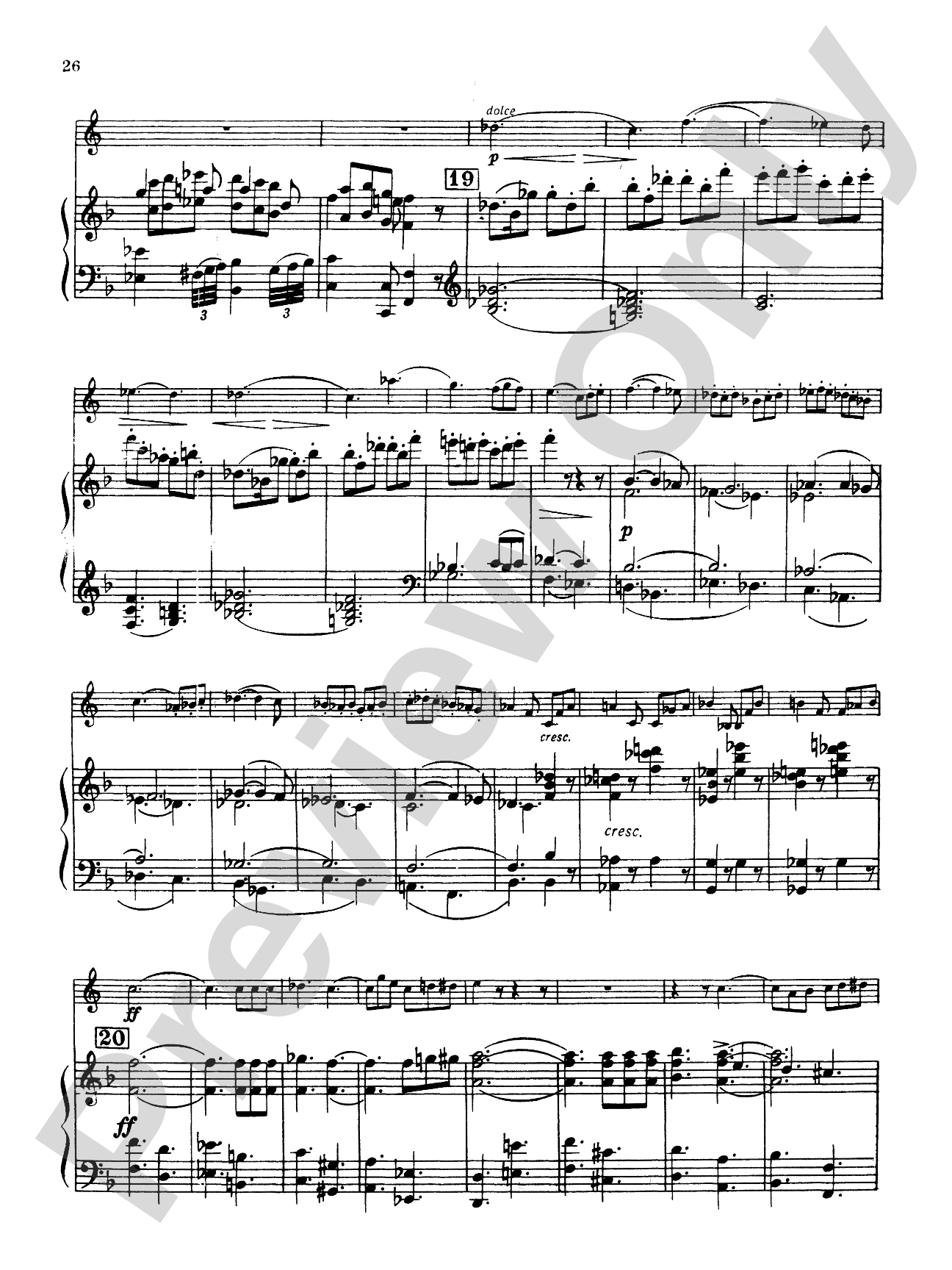 Goedicke: Concerto in F Major, Op. 40: French Horn Part(s)