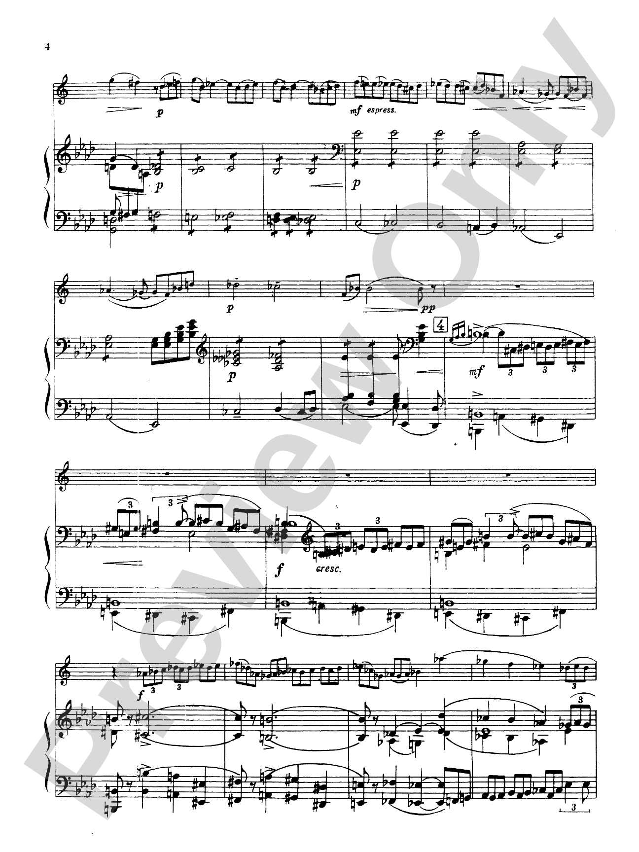 Goedicke: Concerto in F Major, Op. 40: French Horn Part(s)