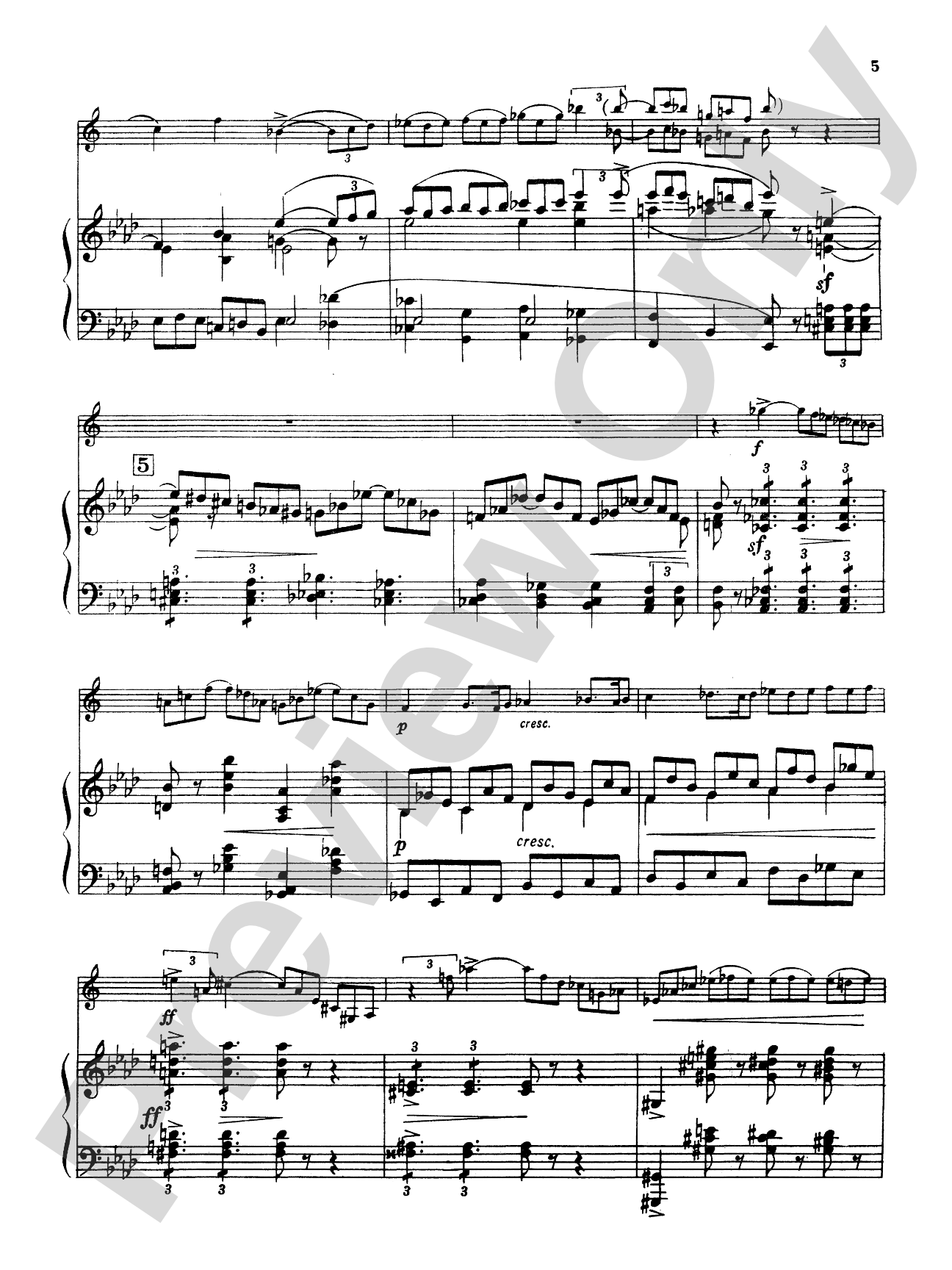 Goedicke: Concerto in F Major, Op. 40: French Horn Part(s)