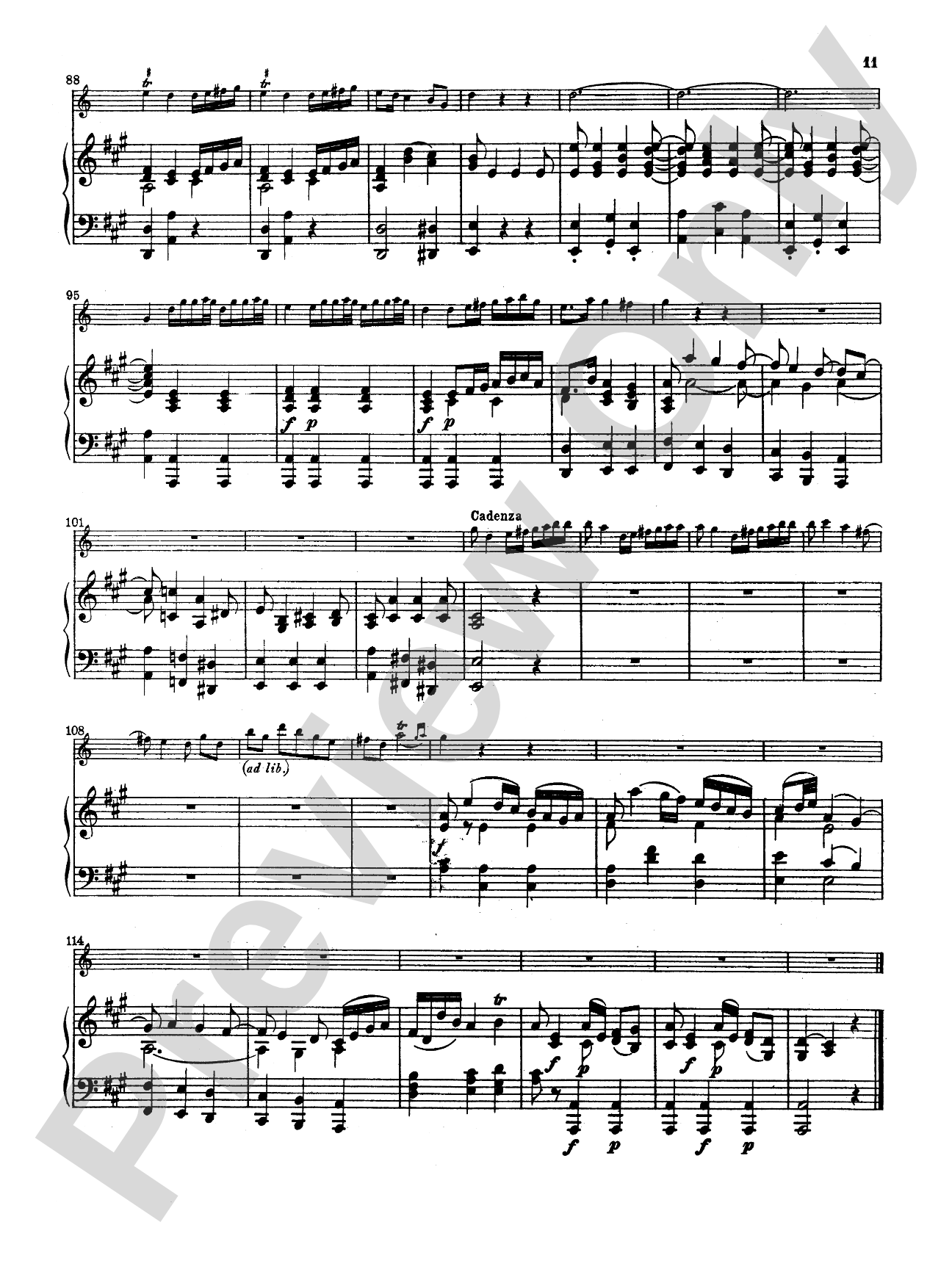 Haydn: Horn Concerto No. 1 in D Major: French Horn Part(s)