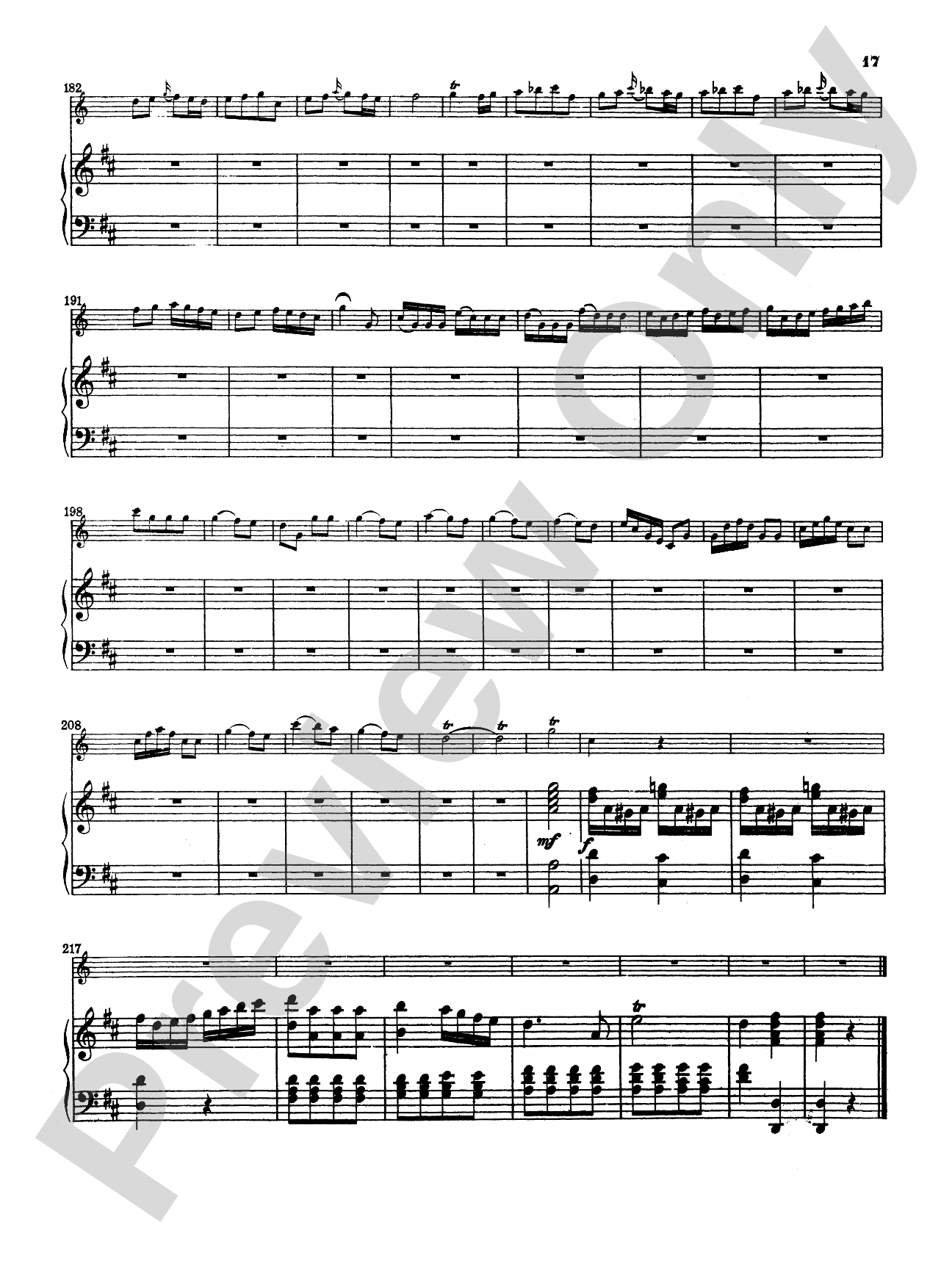 Haydn: Horn Concerto No. 1 in D Major: French Horn Part(s)
