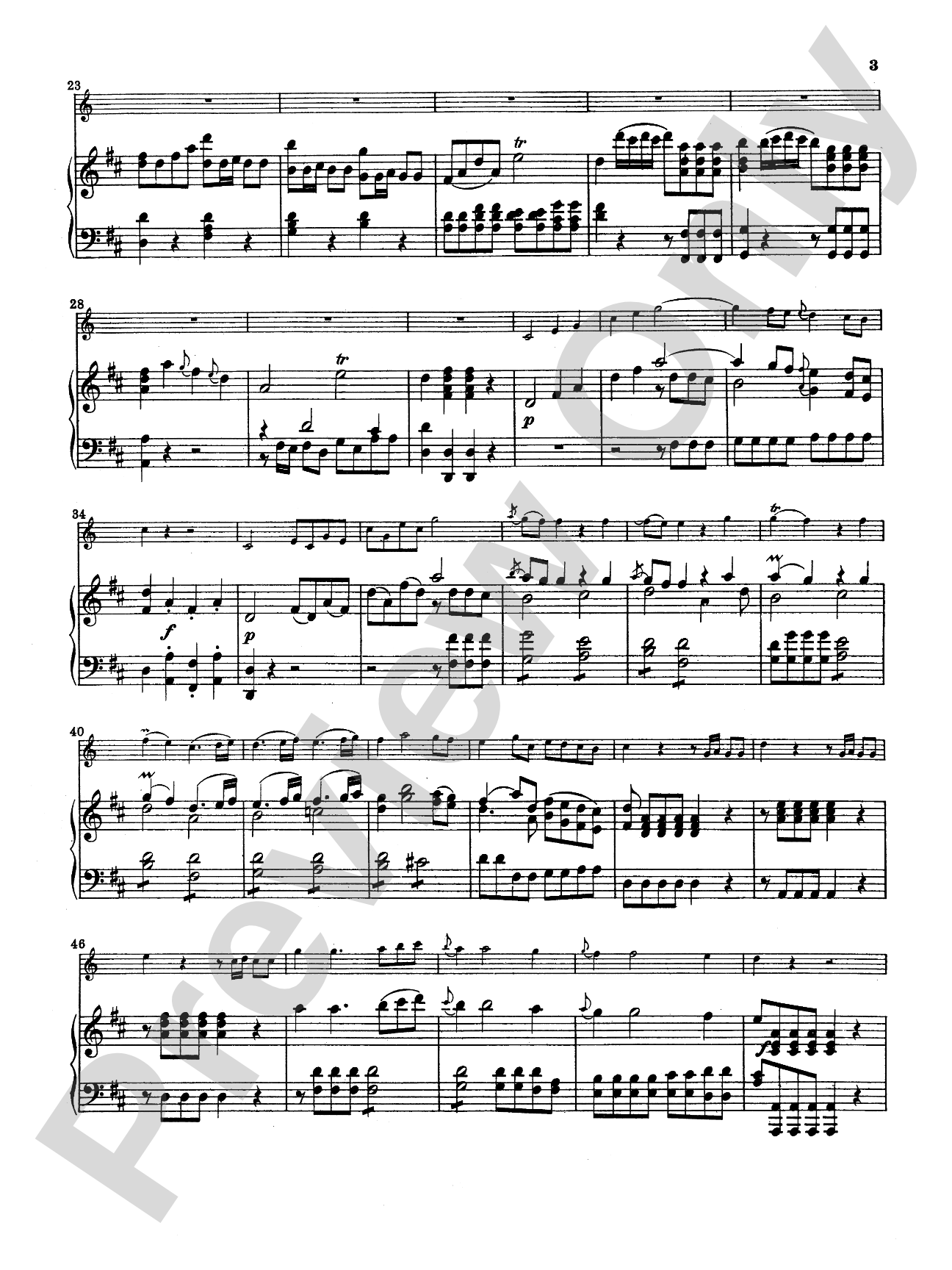 Haydn: Horn Concerto No. 1 in D Major: French Horn Part(s)